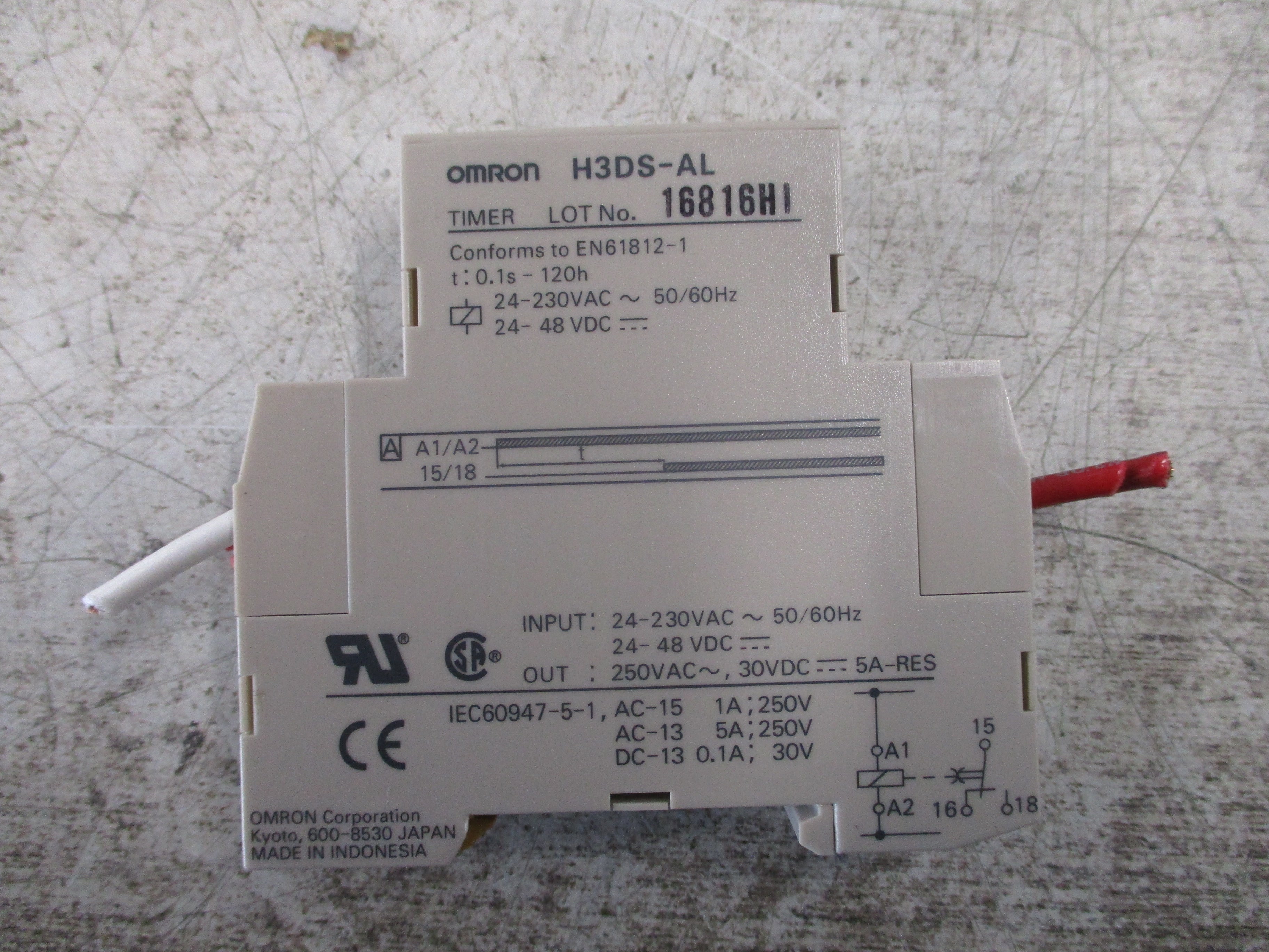 ABB ACH550 AC Drive w/ Bypass ACH550-VCR-012A-2+F267 3HP 3Ph w/ Keypad Used