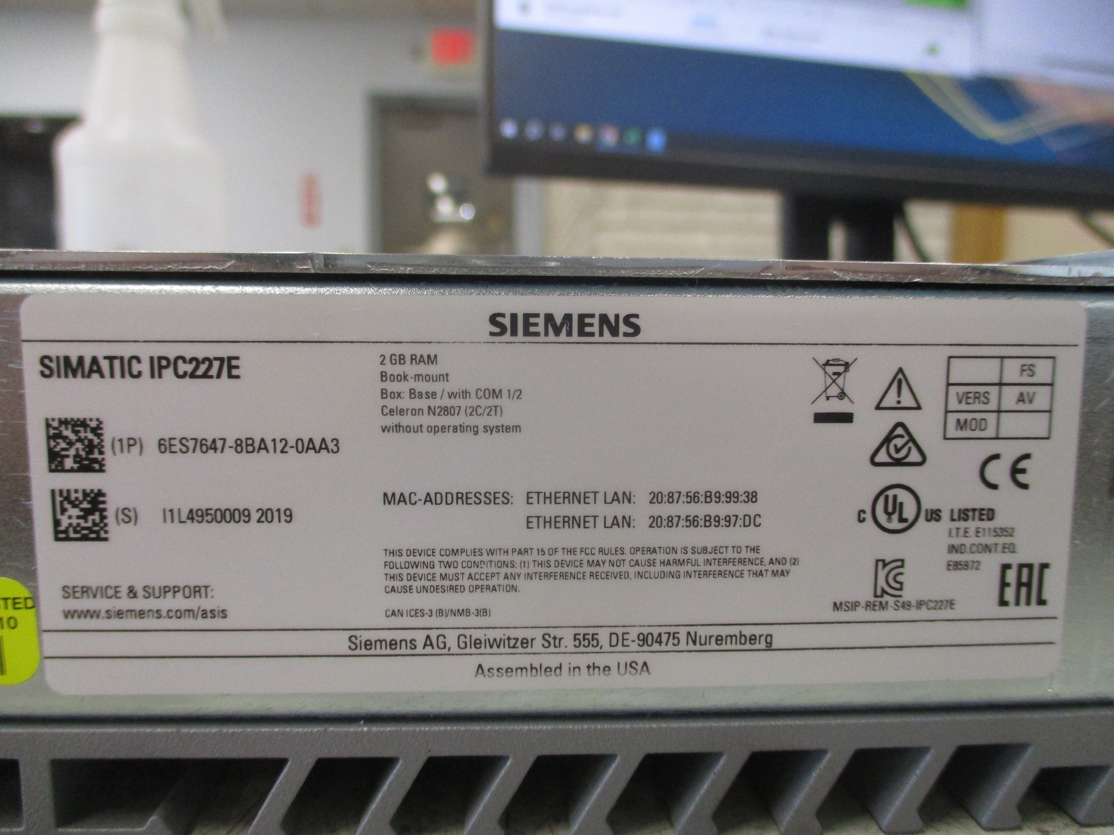 ABB ACH550 AC Drive w/ Bypass ACH550-VD-024A-2+F267 7.5HP 3Ph w/ Keypad Used