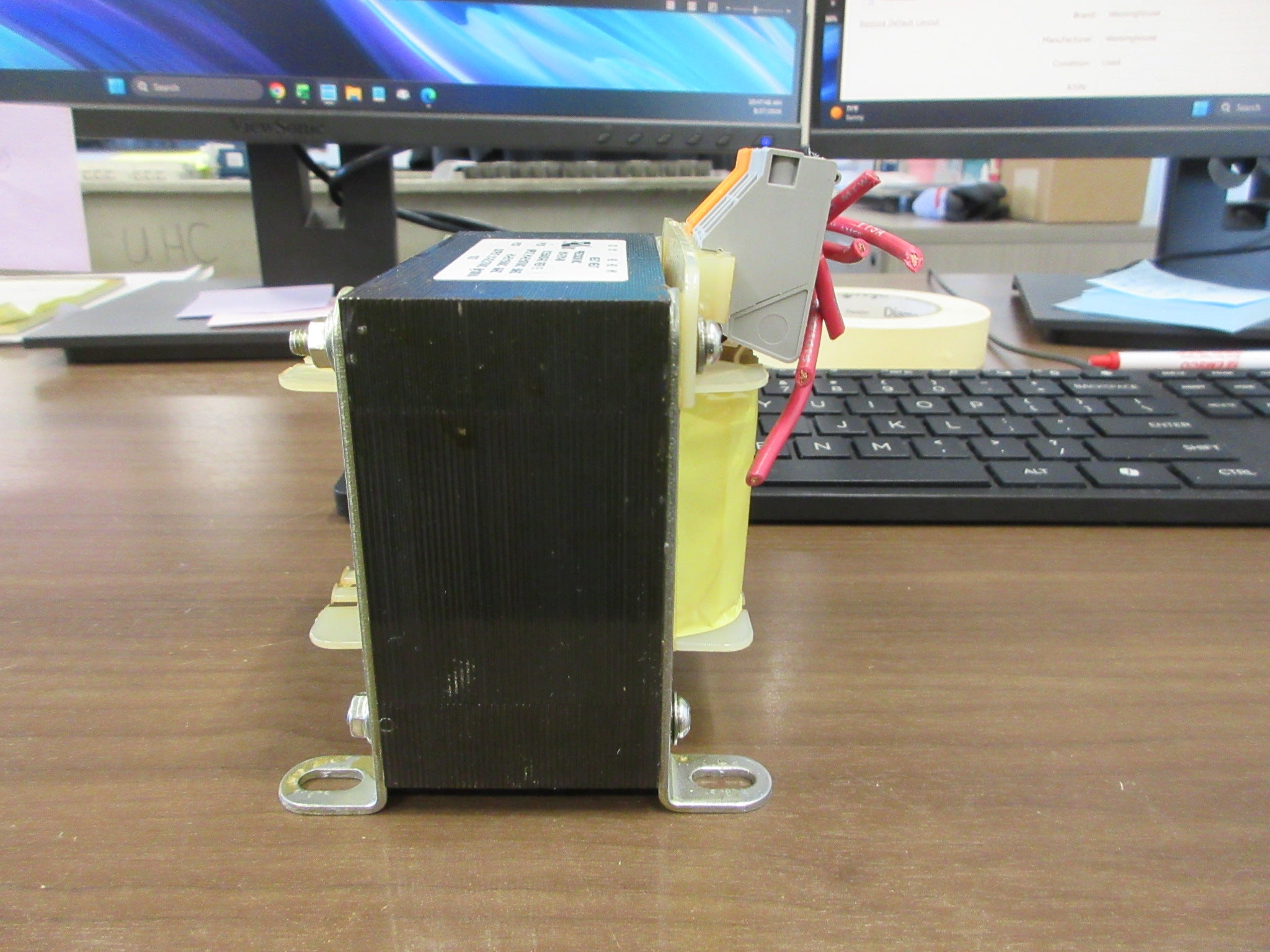 Precision Transformer X13550420-02 Rev. E 180 VA Pri:107/115V Sec: 27V Used