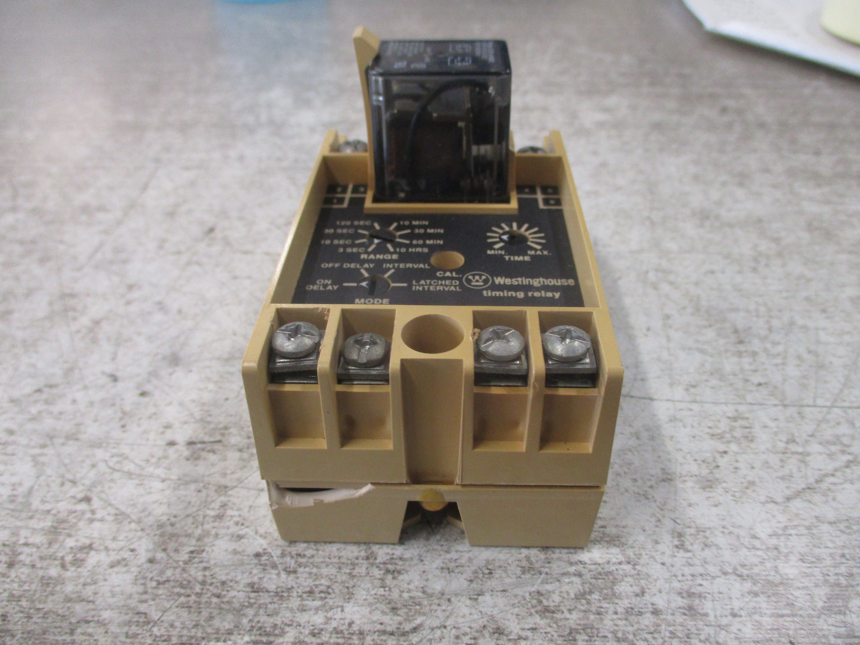 Westinghouse Timing Relay PROTMR Style #: 9084A61G01 120V Input