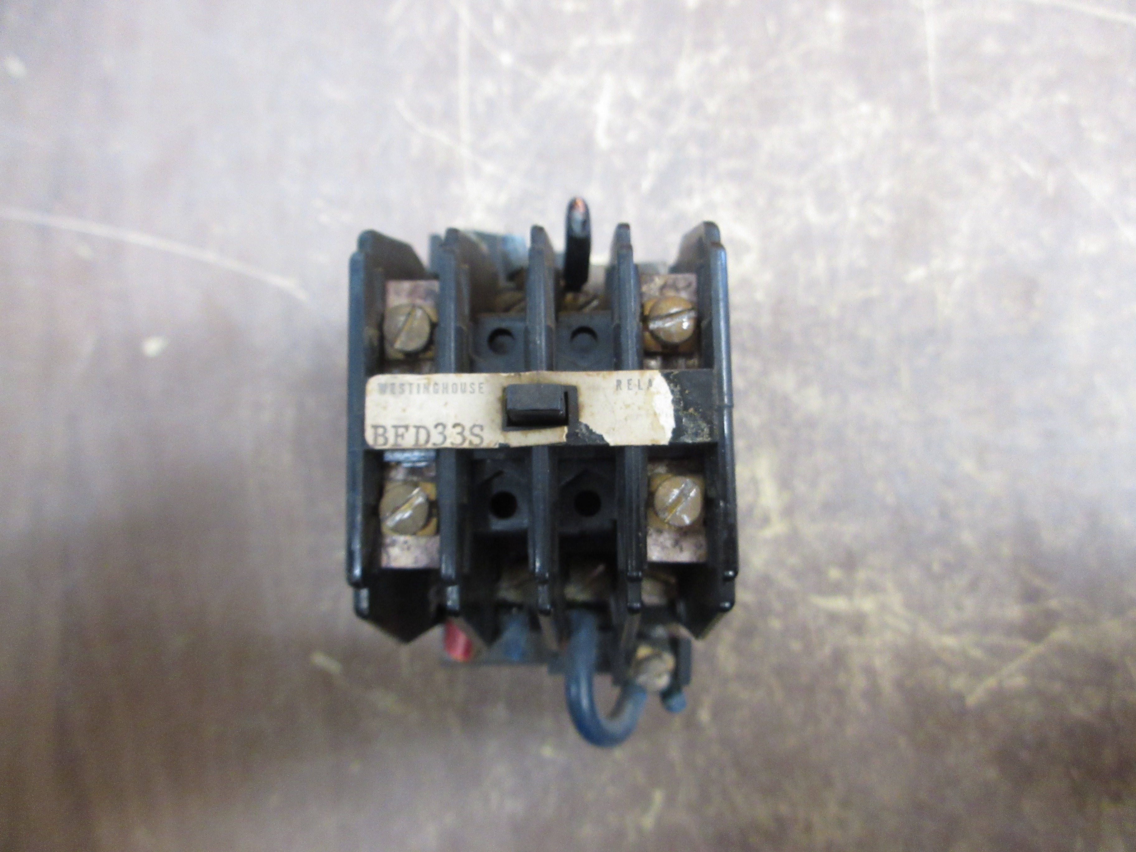 Westinghouse Control Relay BFD33S 120VDC Coil 10A 300V Used