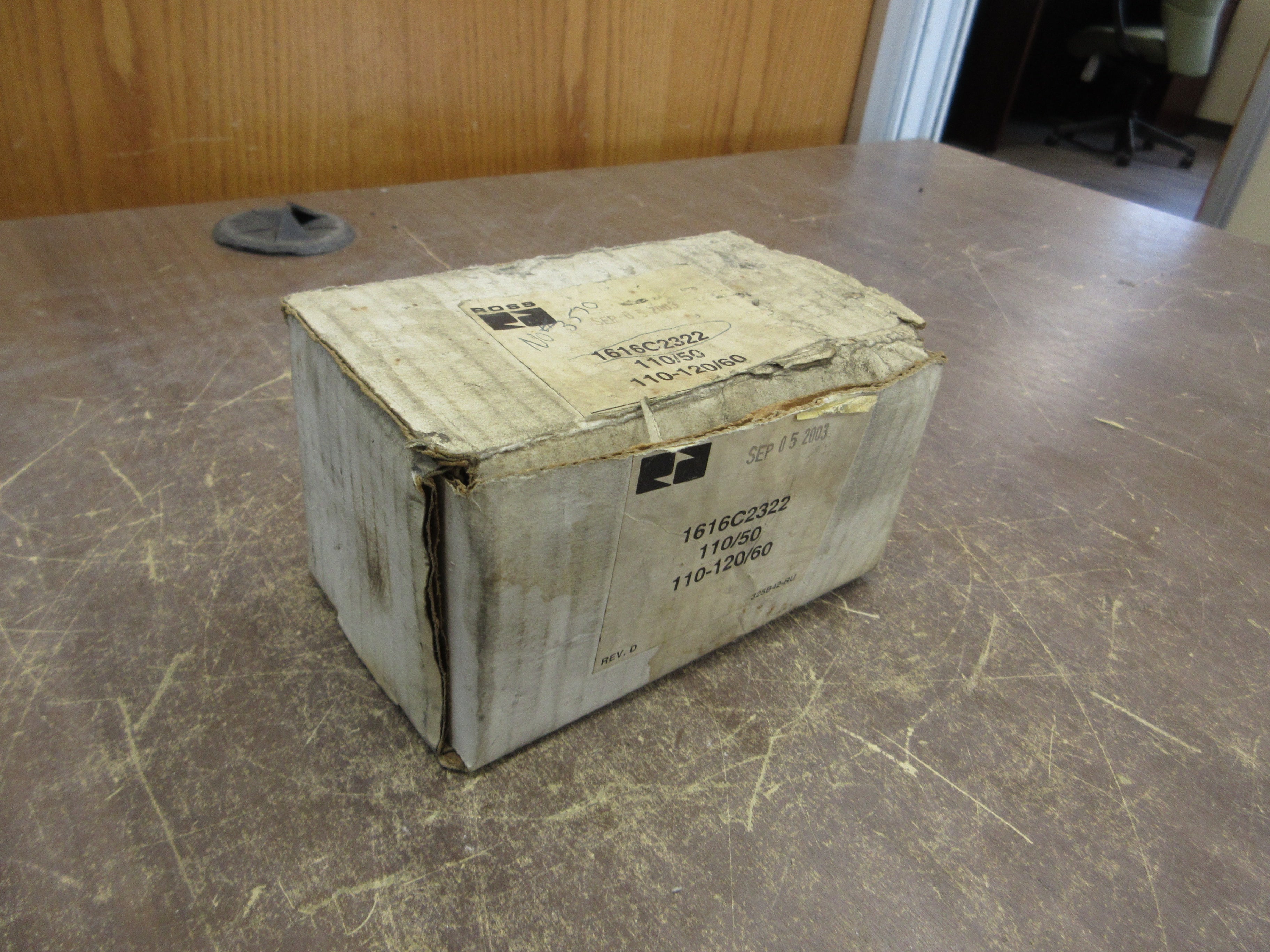 Ross Solenoid Valve 1616C2322 110-120V 50/60Hz New Surplus