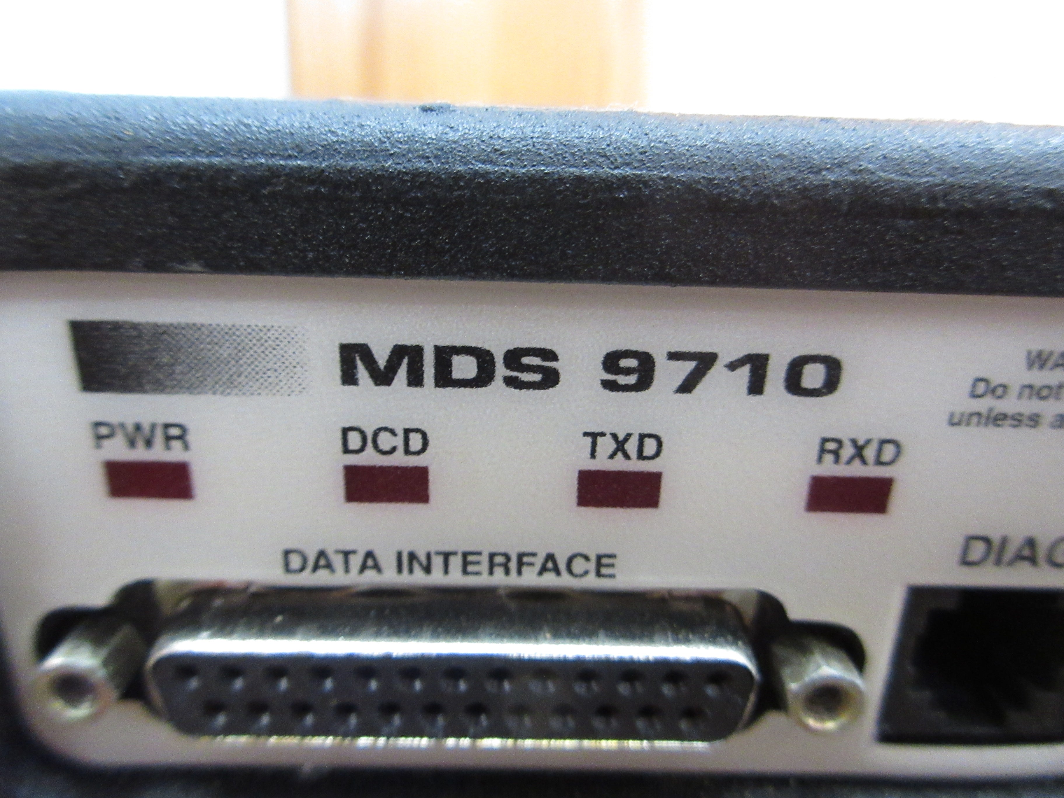 Microwave Data Systems HL Data Transceiver MDS 9710 Rev. M 13.8VDC 2.5A Used