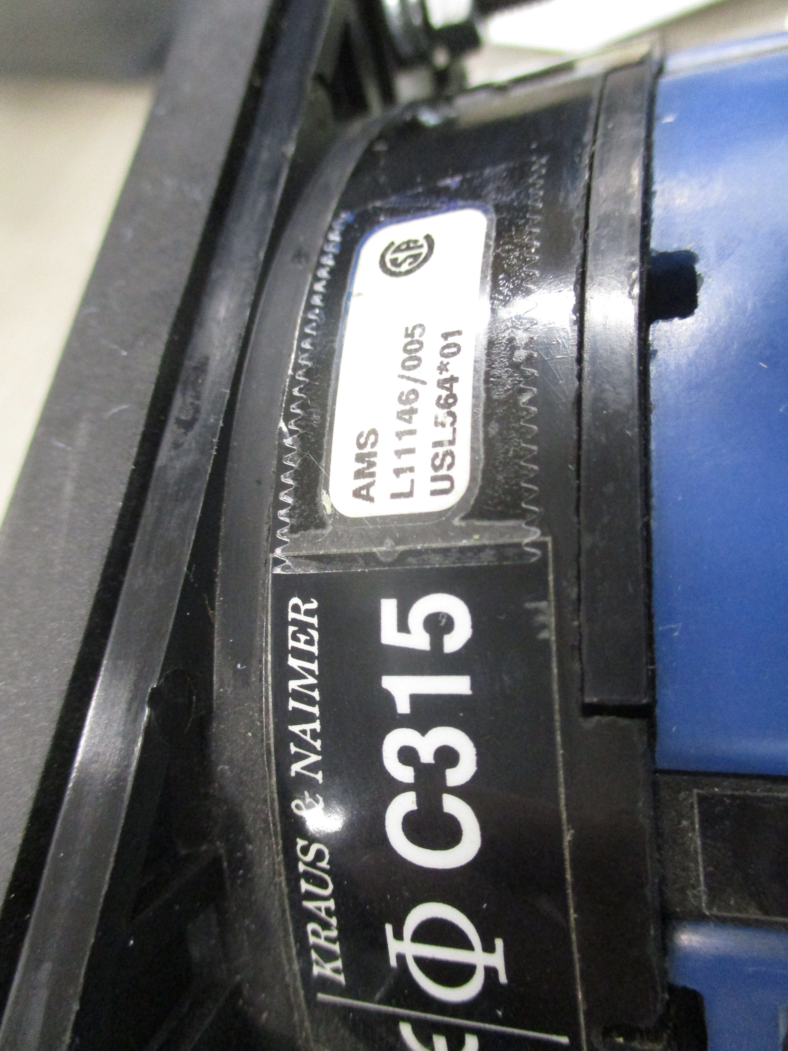 Kraus & Naimer C315 MBPC Switch USL564*01 240A 600V Used