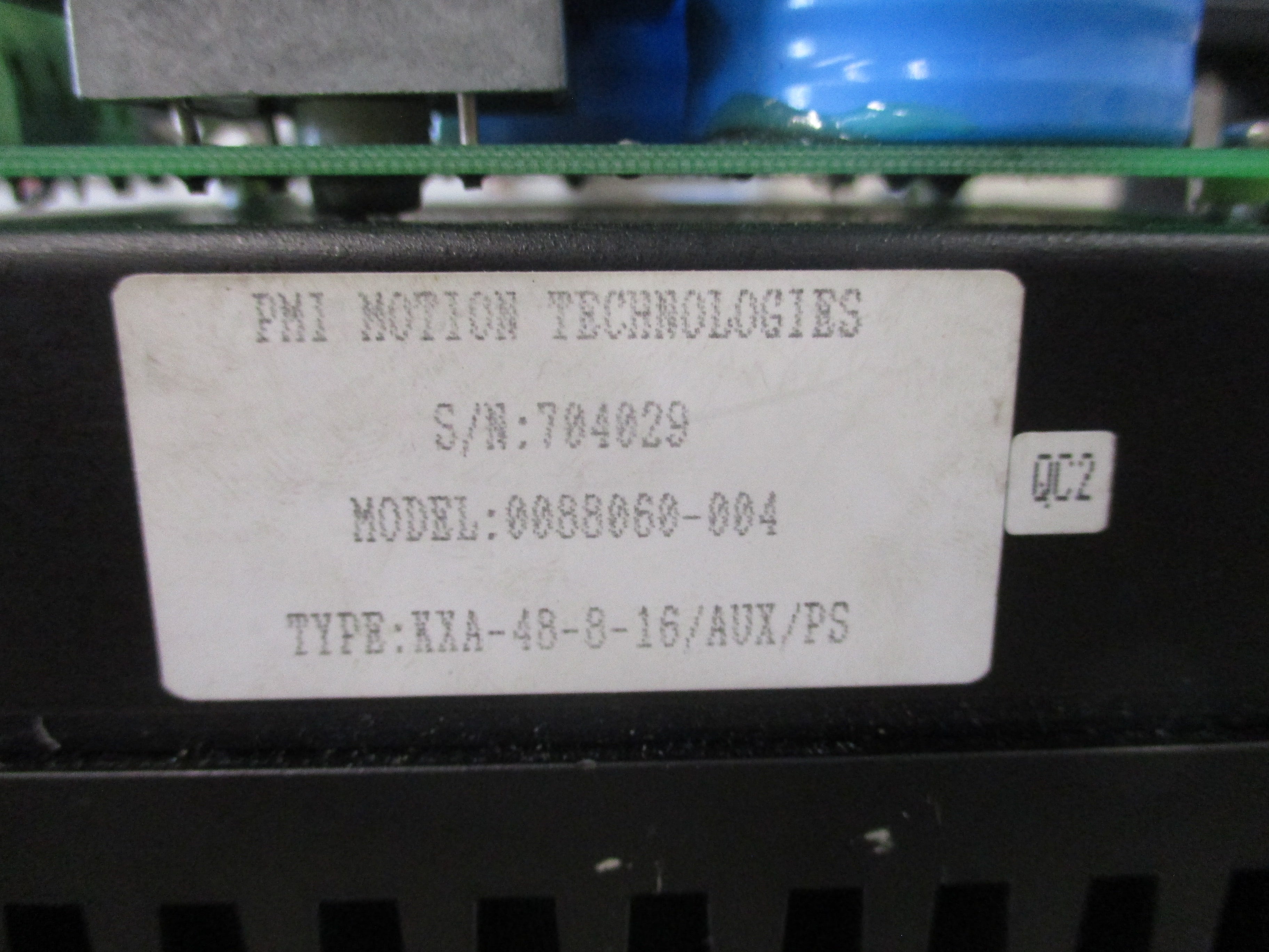 PMI Motion Technologies Servo Amplifier 0088060-004 Type: KXA-48-8-16/AUX/PS