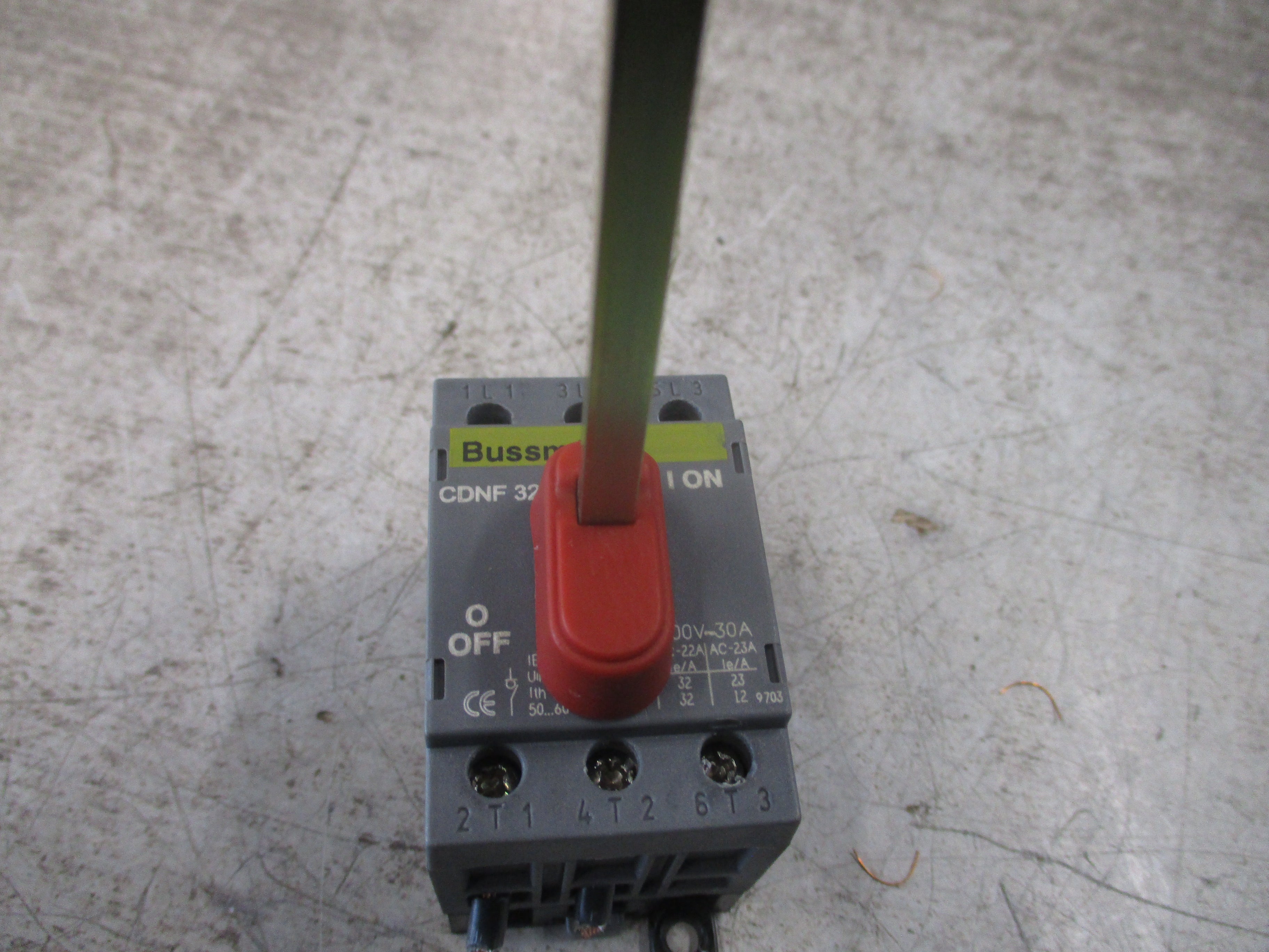 Bussmann Disconnect Switch CDNF 32 30A 600V 3P Used