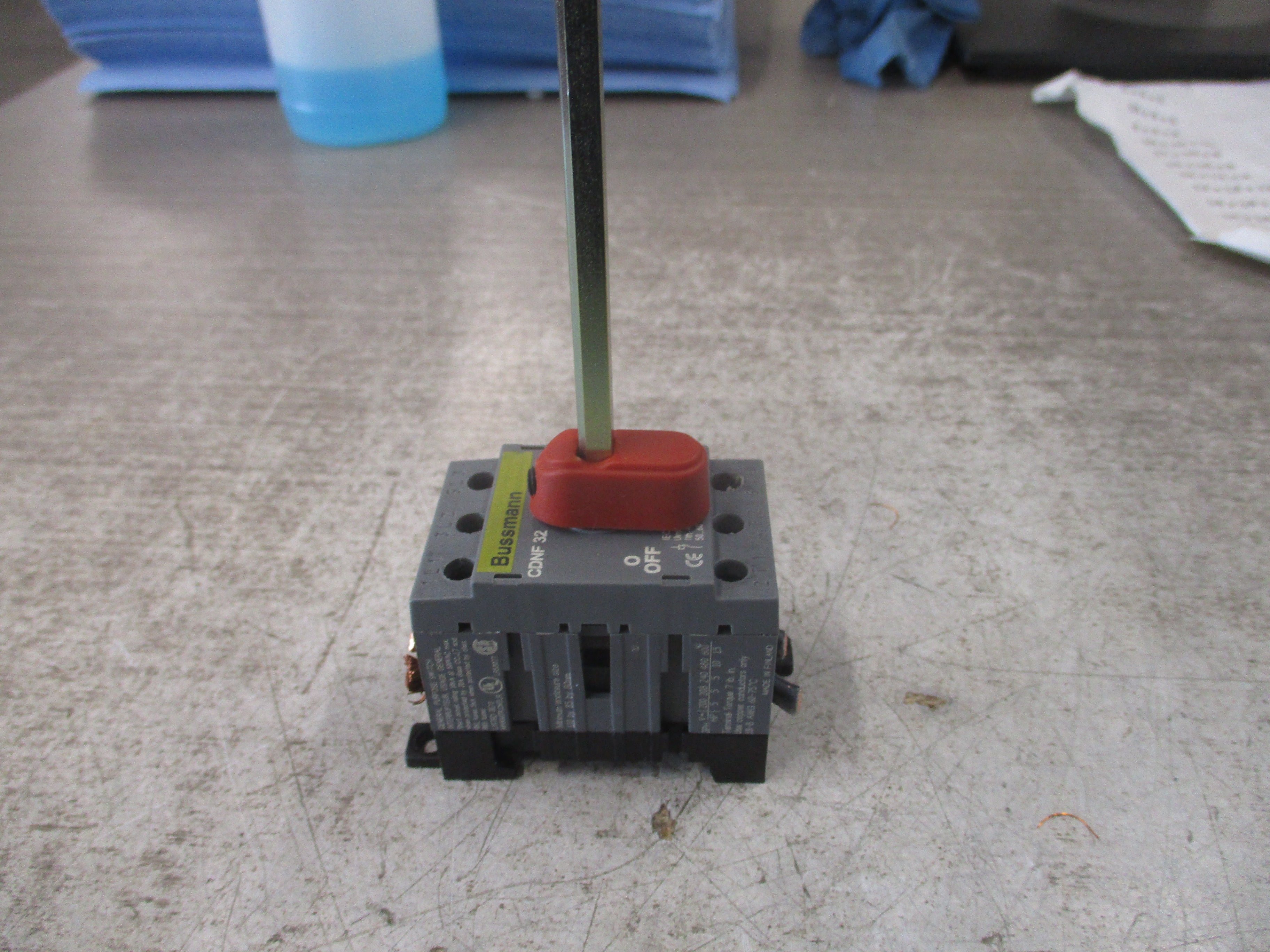 Bussmann Disconnect Switch CDNF 32 30A 600V 3P Used