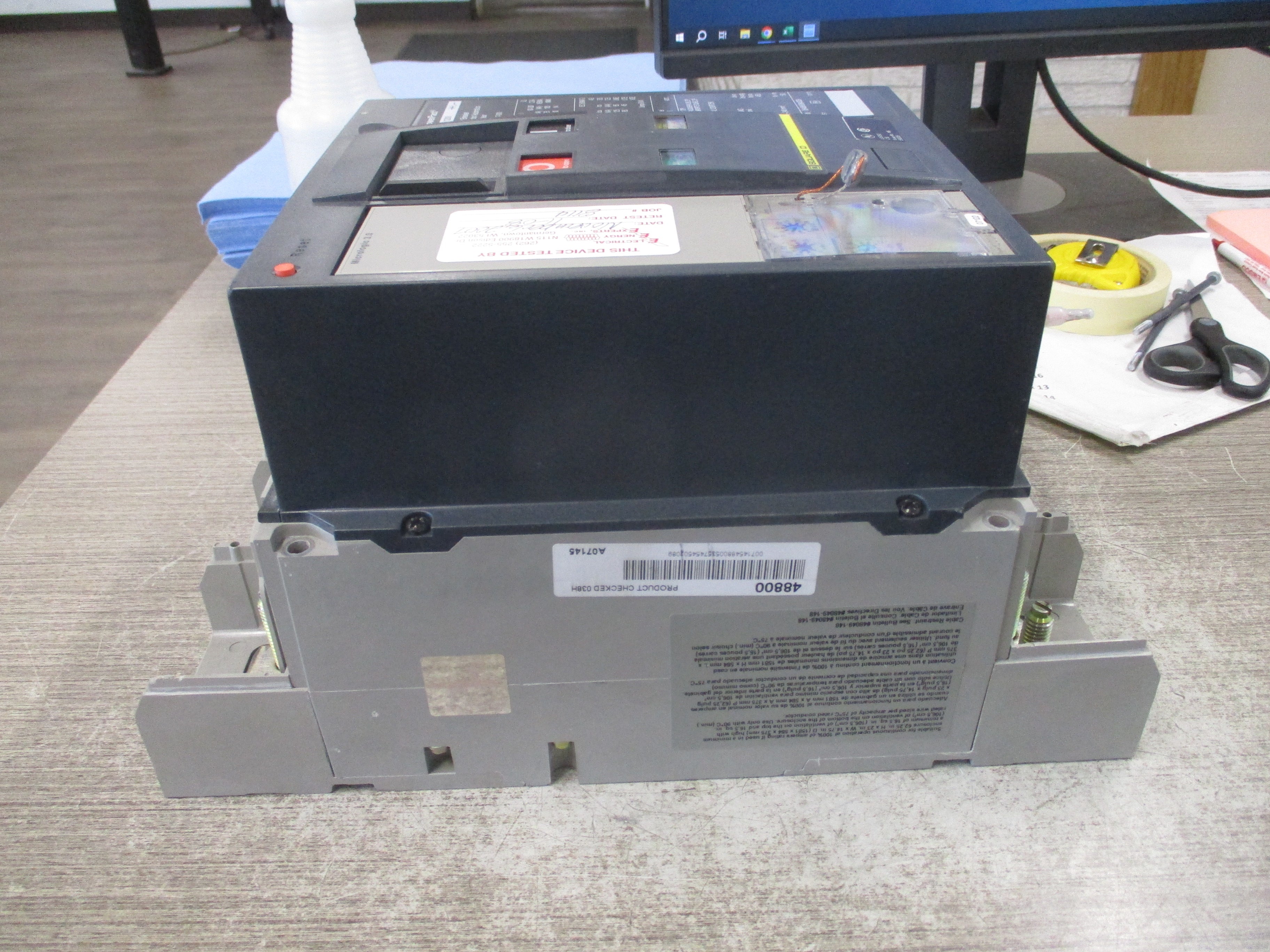 Square D PowerPact Circuit Breaker PL 1200 1200A 480V 60Hz MicroLogic 3.0 Trip