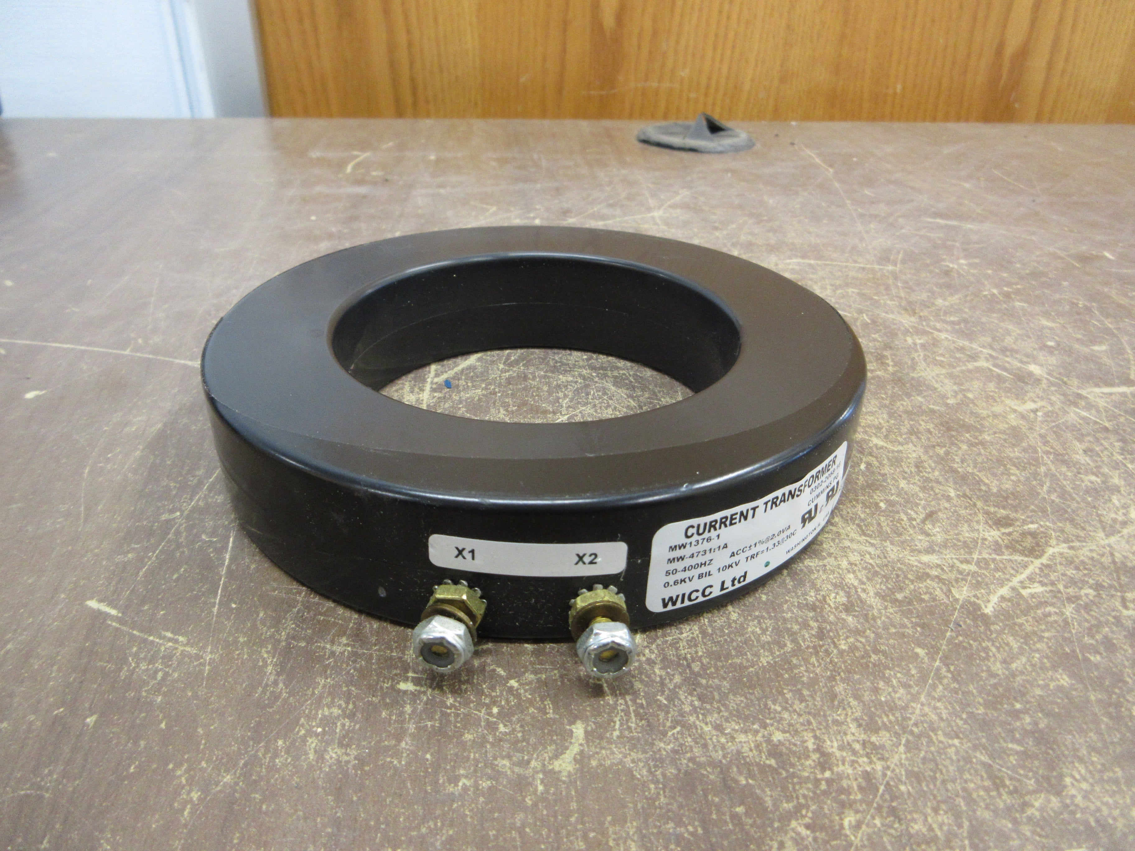 Cummins Current Transformer 0302-2058-16 600V 50-400Hz 10kV BIL Used