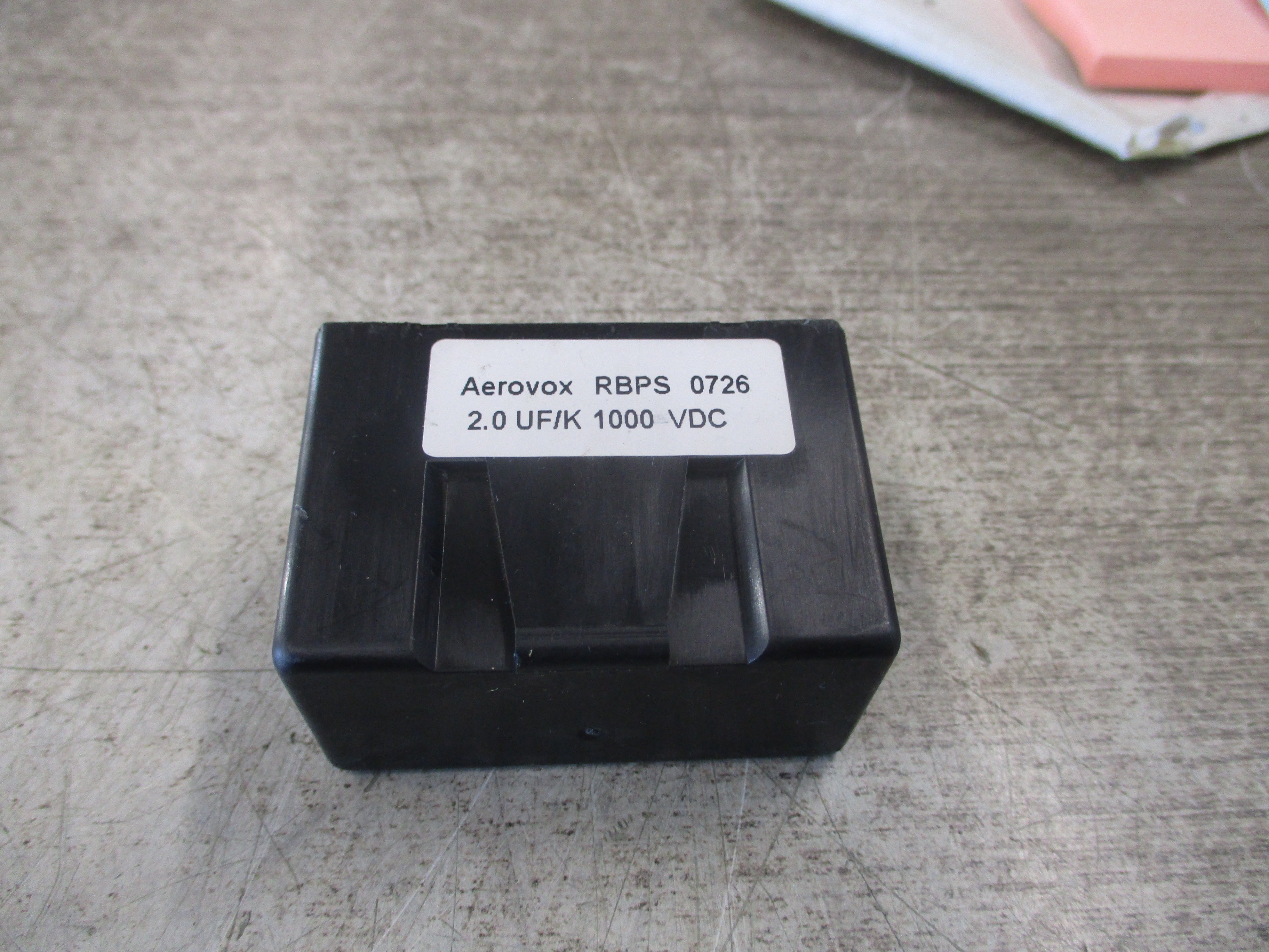 Aerovox Capacitor RBPS 0726 2.0 uf 1000VDC Used