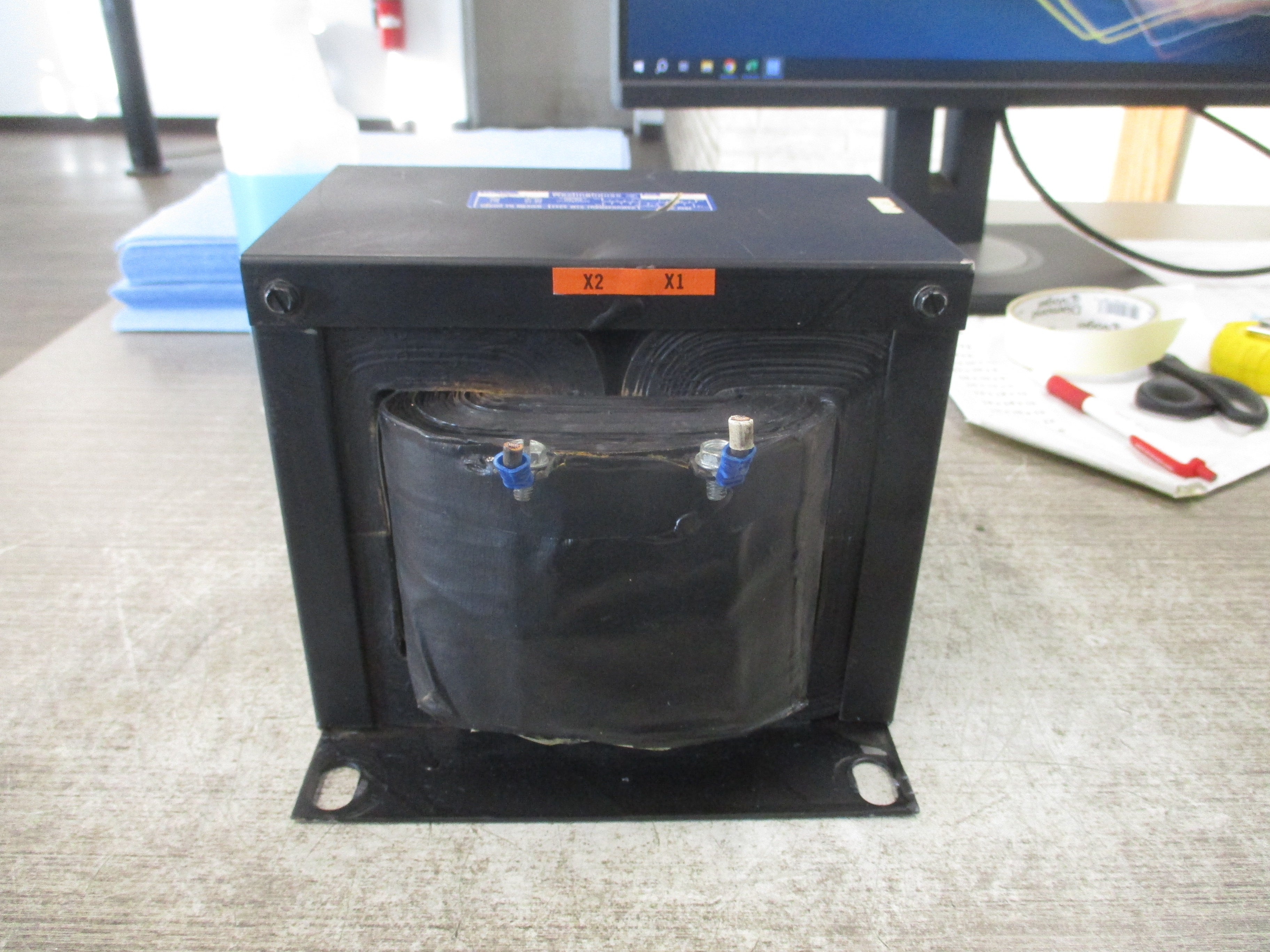 Westinghouse Type MTA Transformer 1F0966 S 2.0kVA Pri: 230/460V Sec: 115V 60Hz