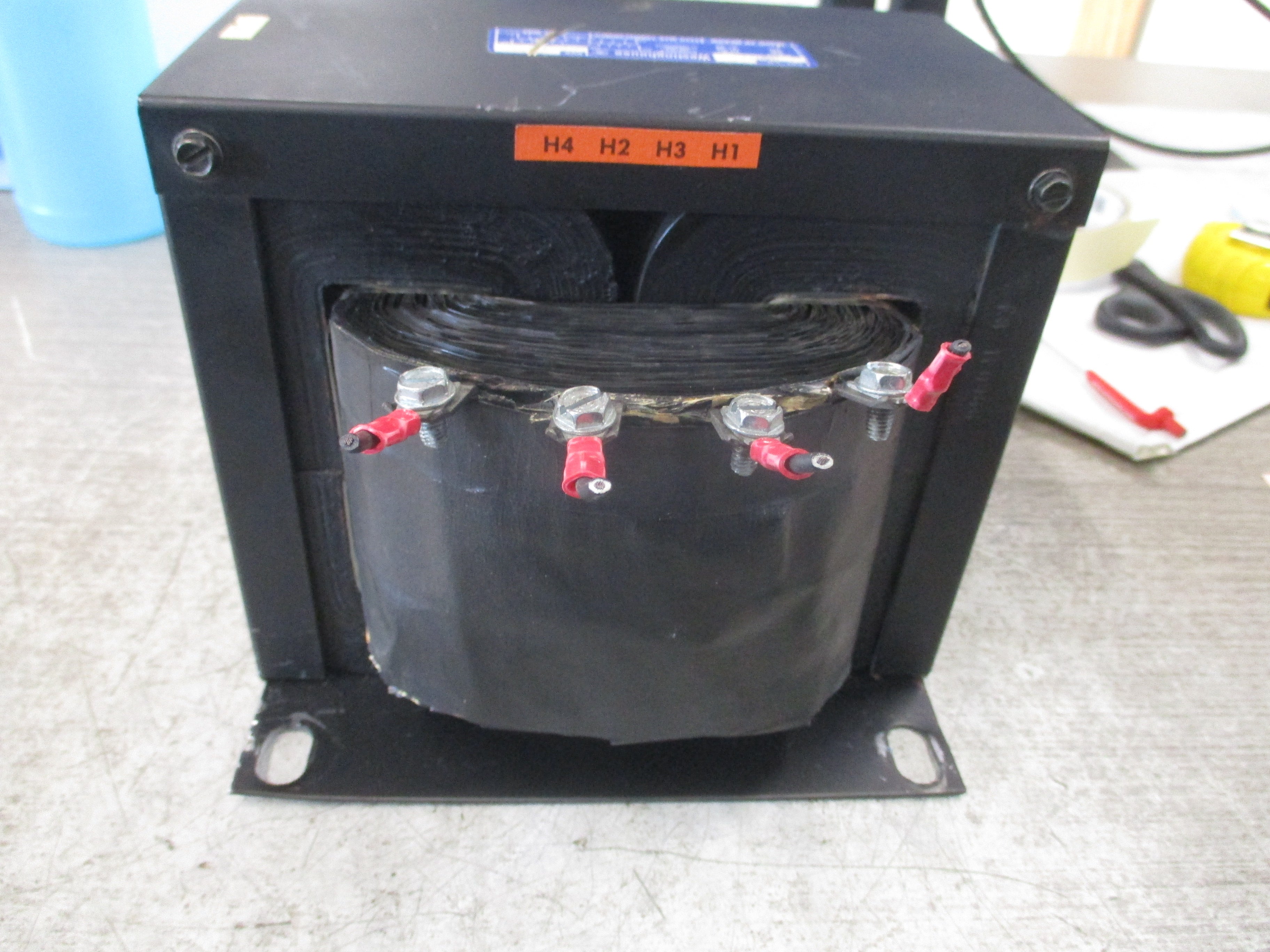 Westinghouse Type MTA Transformer 1F0966 S 2.0kVA Pri: 230/460V Sec: 115V 60Hz
