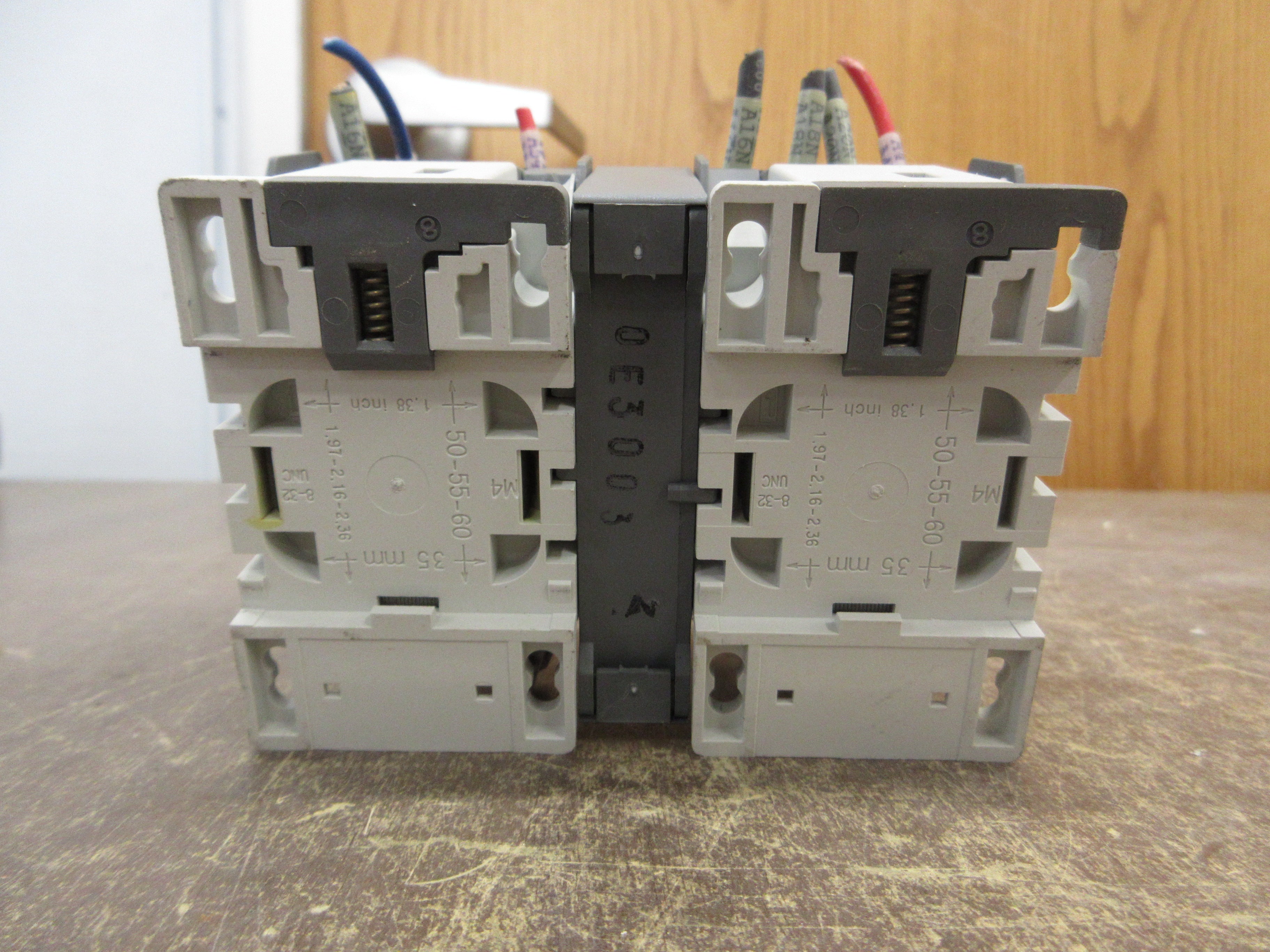 ABB Reversing Contactor A9-30-01 110-120V Coil (2) Aux Contacts Used