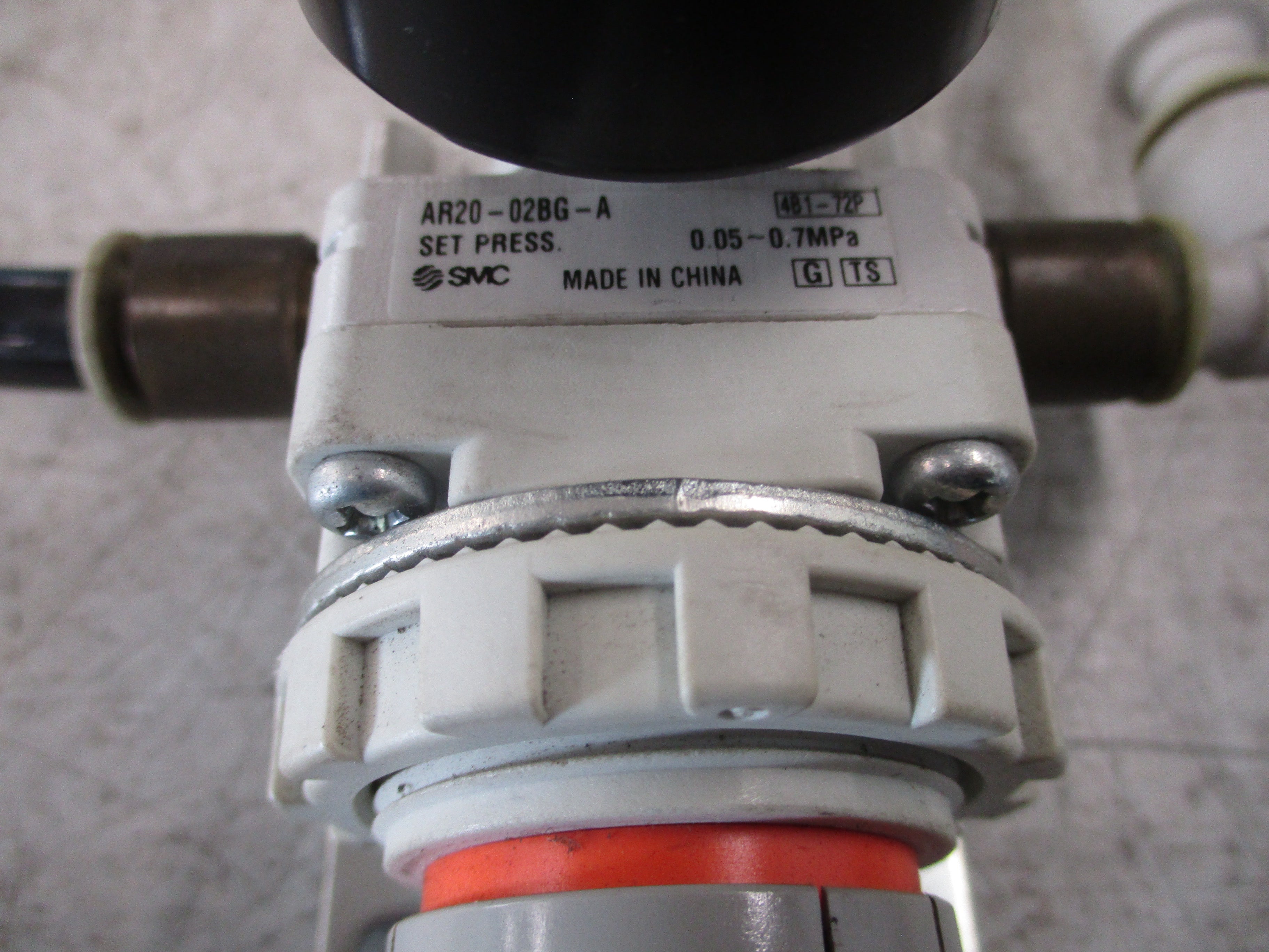 SMC Pressure Regulator AR20-02BG-A Range: 0.05-0.7 MPa Used