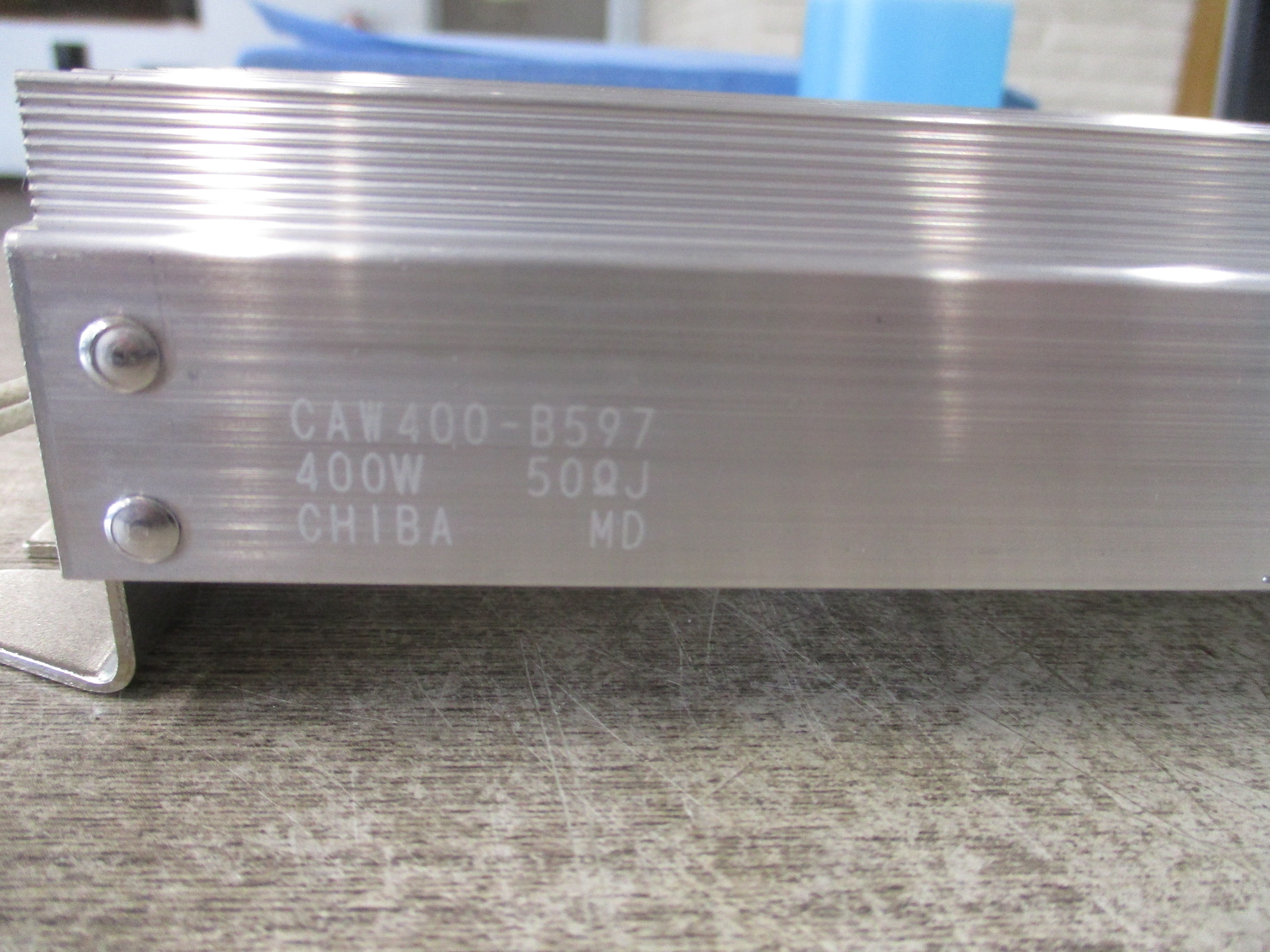 Chiba Resistor CAW400-B597 400W 50 ohm Used