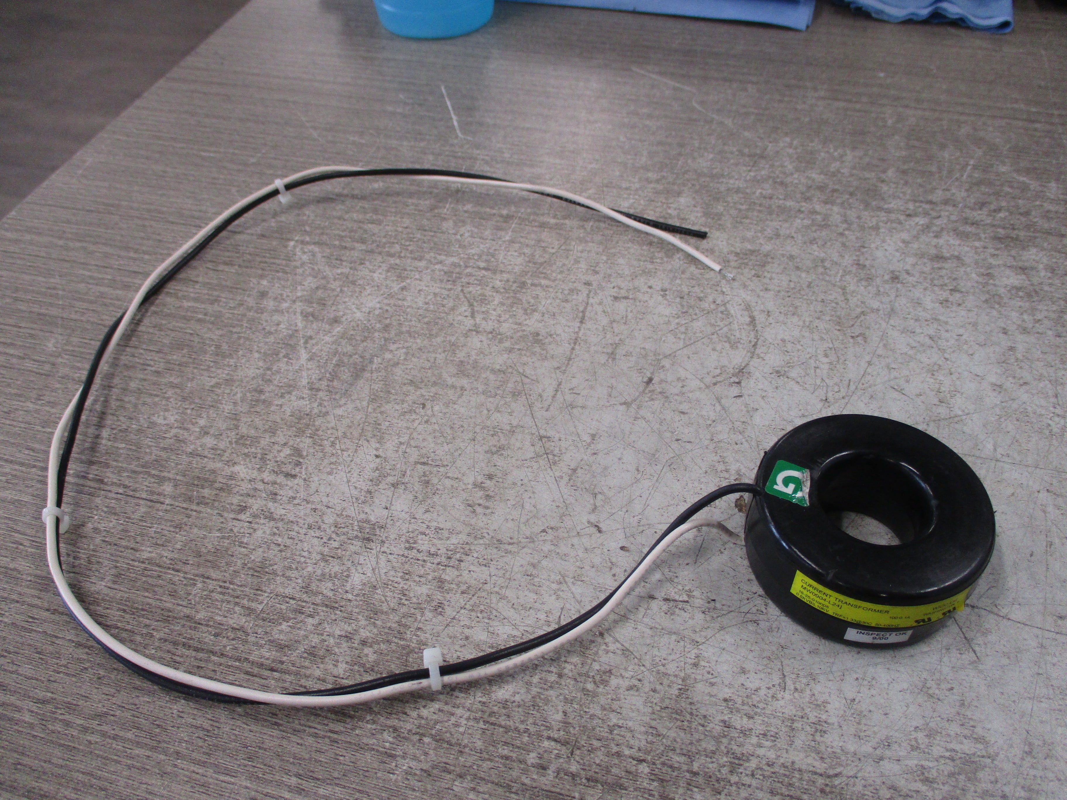 WICC Current Transformer MW0904-L24 Ratio 100:0.1A 600V 50-400Hz 10kV BIL Used
