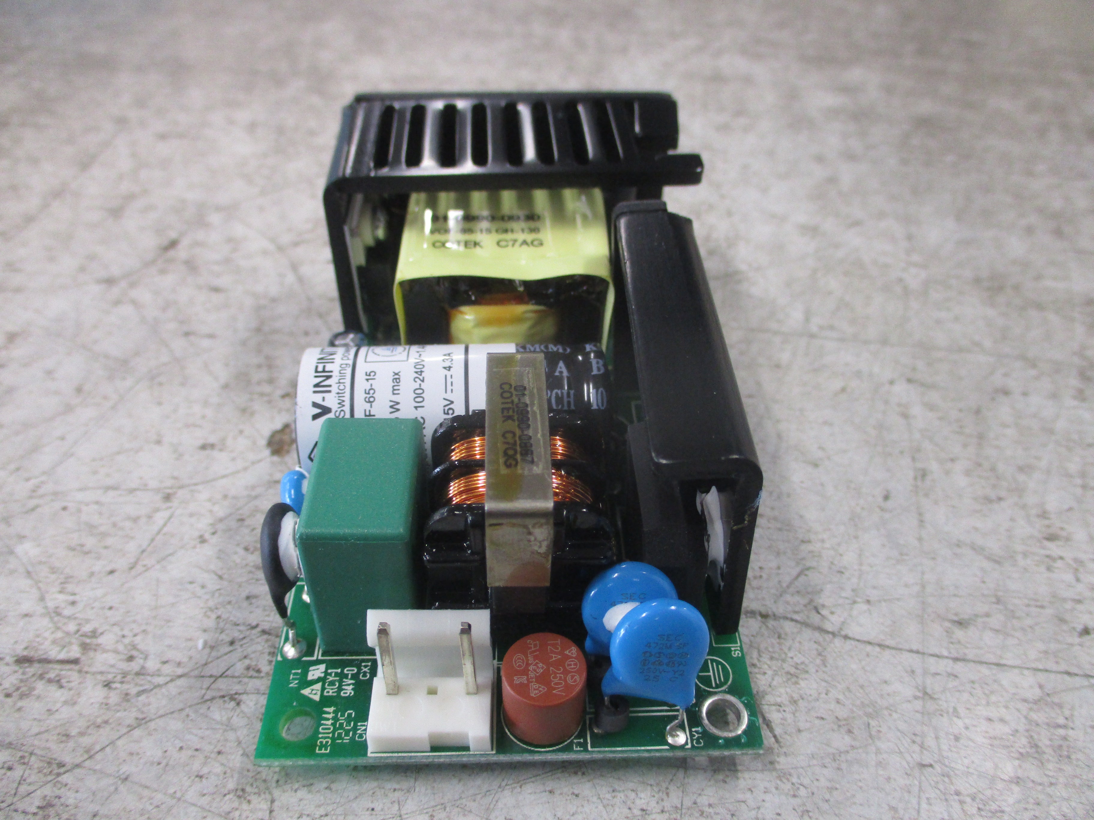 CUI V-Infinity Power Supply VOF-65-15 Used