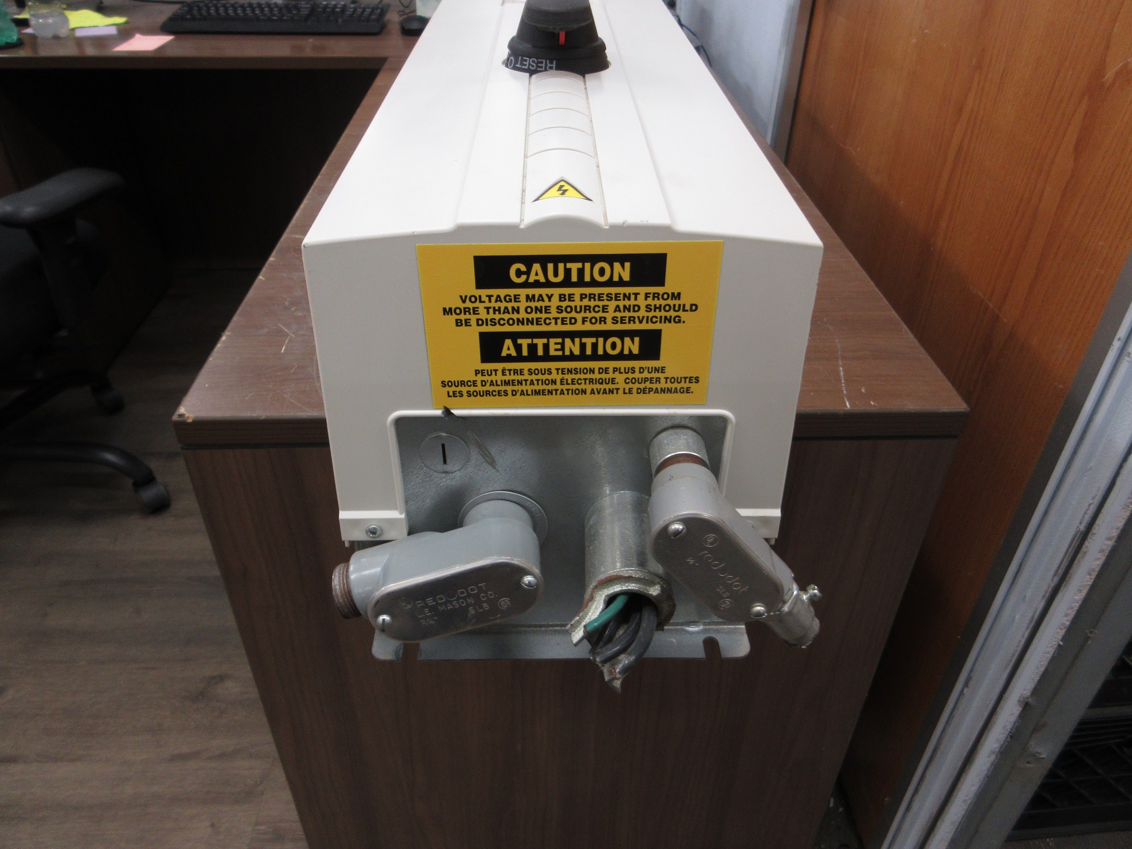 ABB ACH550 AC Drive w/ Bypass ACH550-VCR-046A-F267 15HP 3Ph w/ Keypad Used