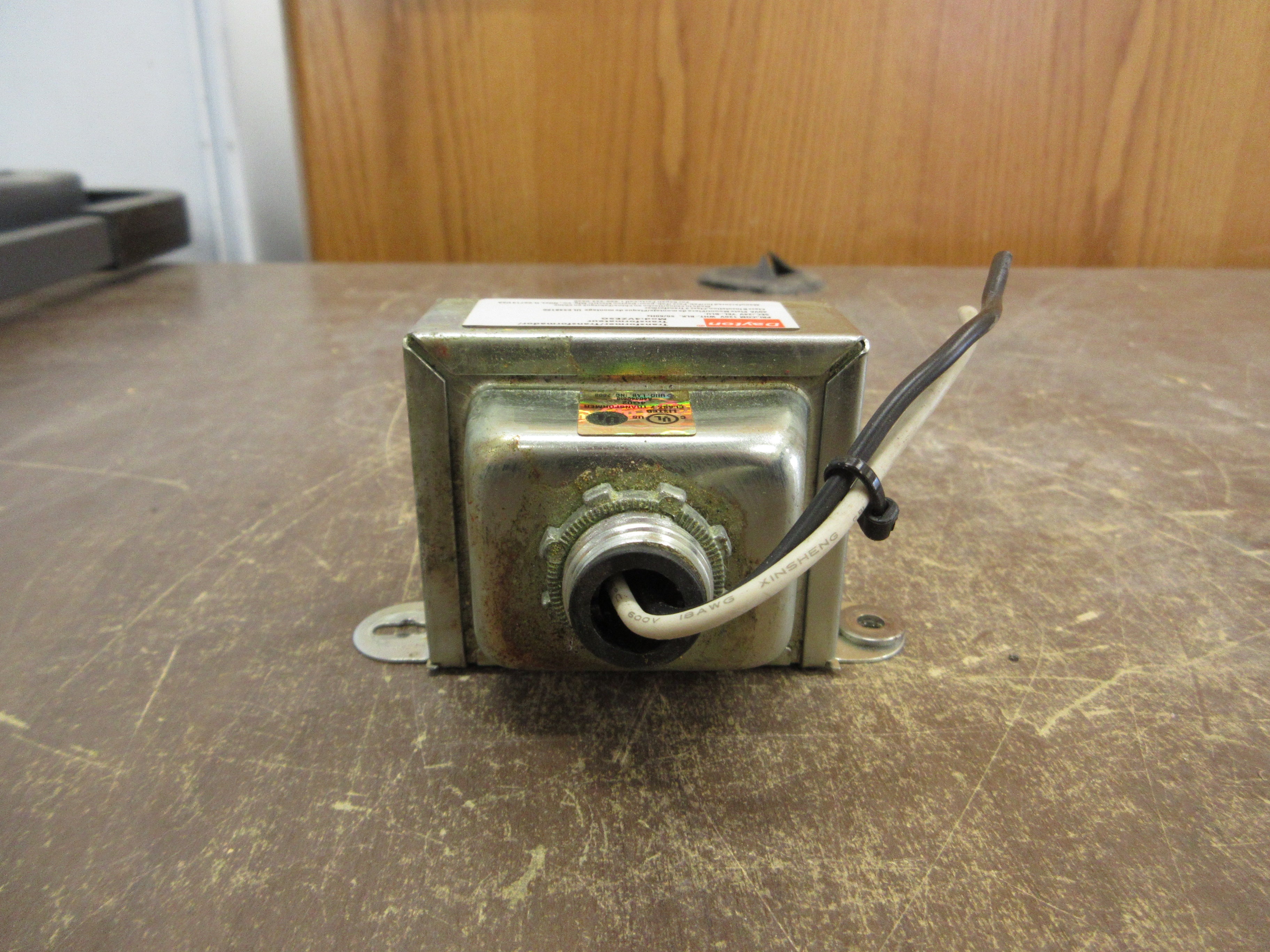 Dayton Transformer 4VZE5G 40VA Pri: 120V Sec: 24V 50/60Hz Used