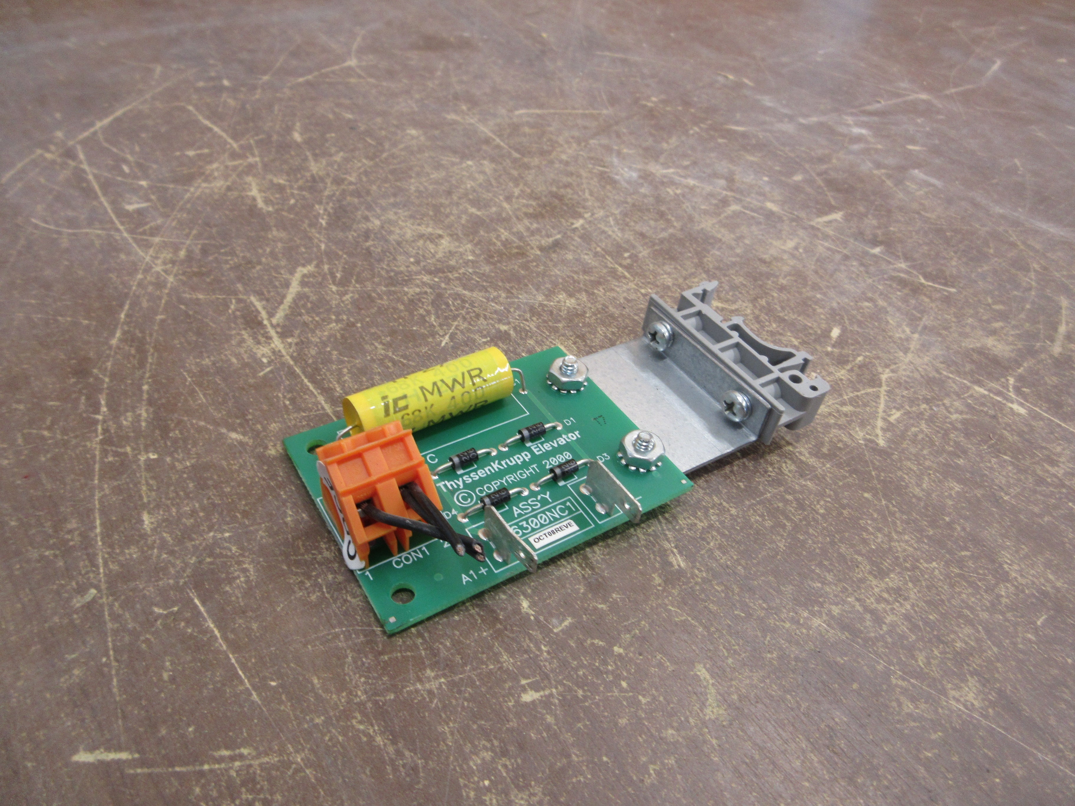 ThyssenKrupp Relay Rectifier Board 6300NC1 Used