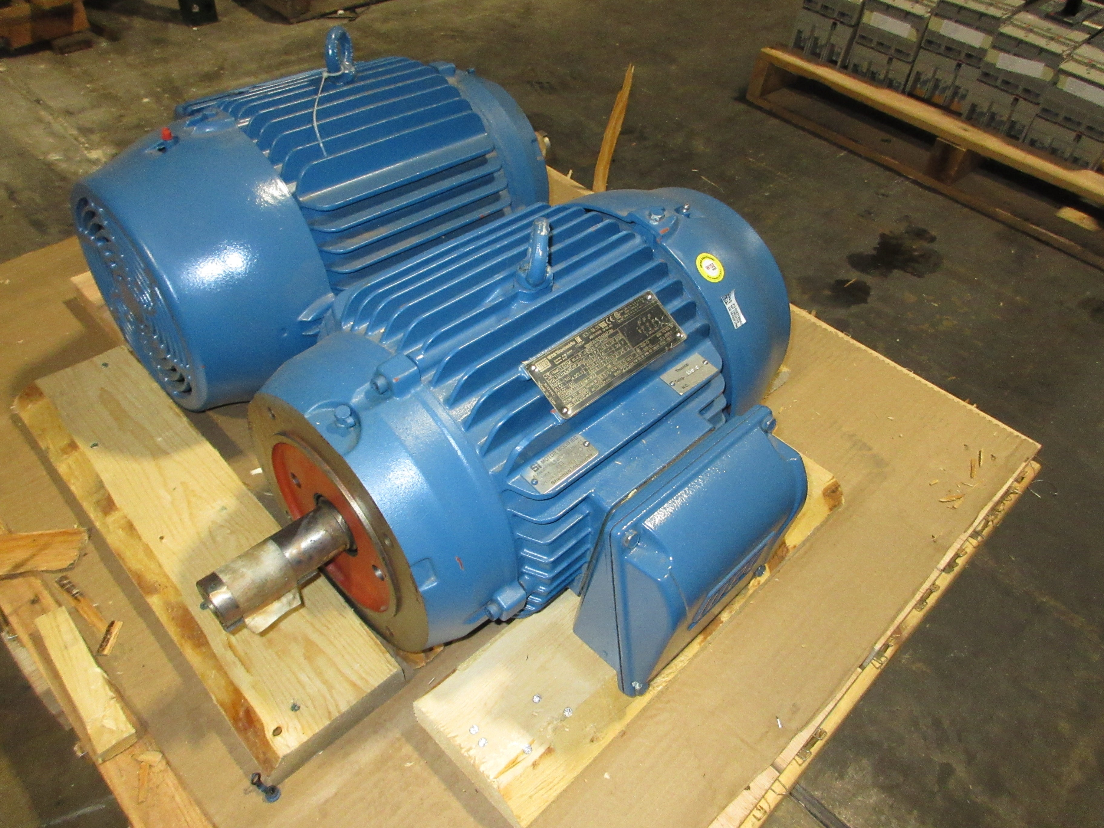 WEG Inverter Motor 00409ET3Y160M-W22 5.5HP 900RPM 460V 8.17A 60Hz New Surplus