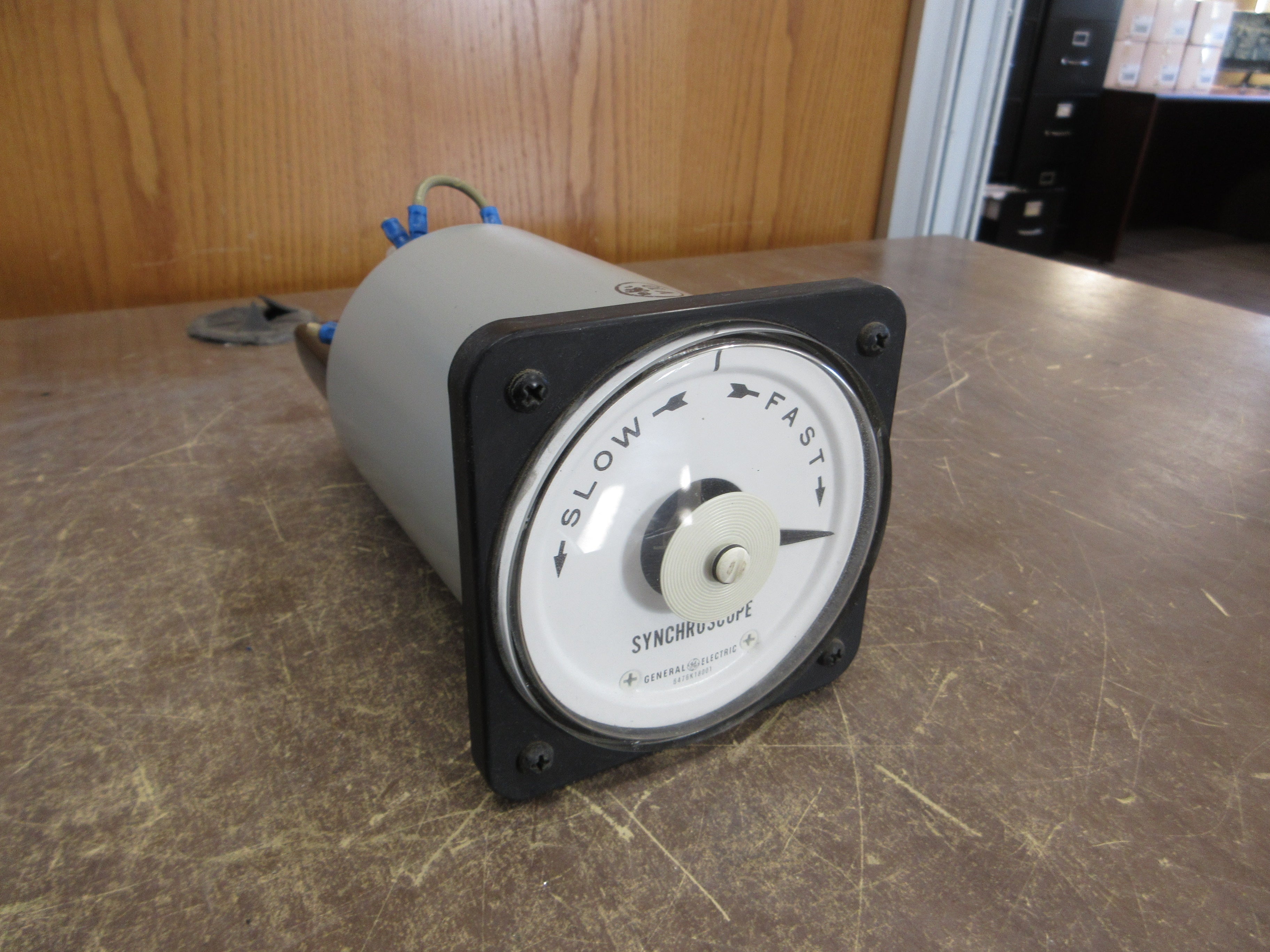 GE Synchroscope 50-106452AAAA1 120V 60Hz Used