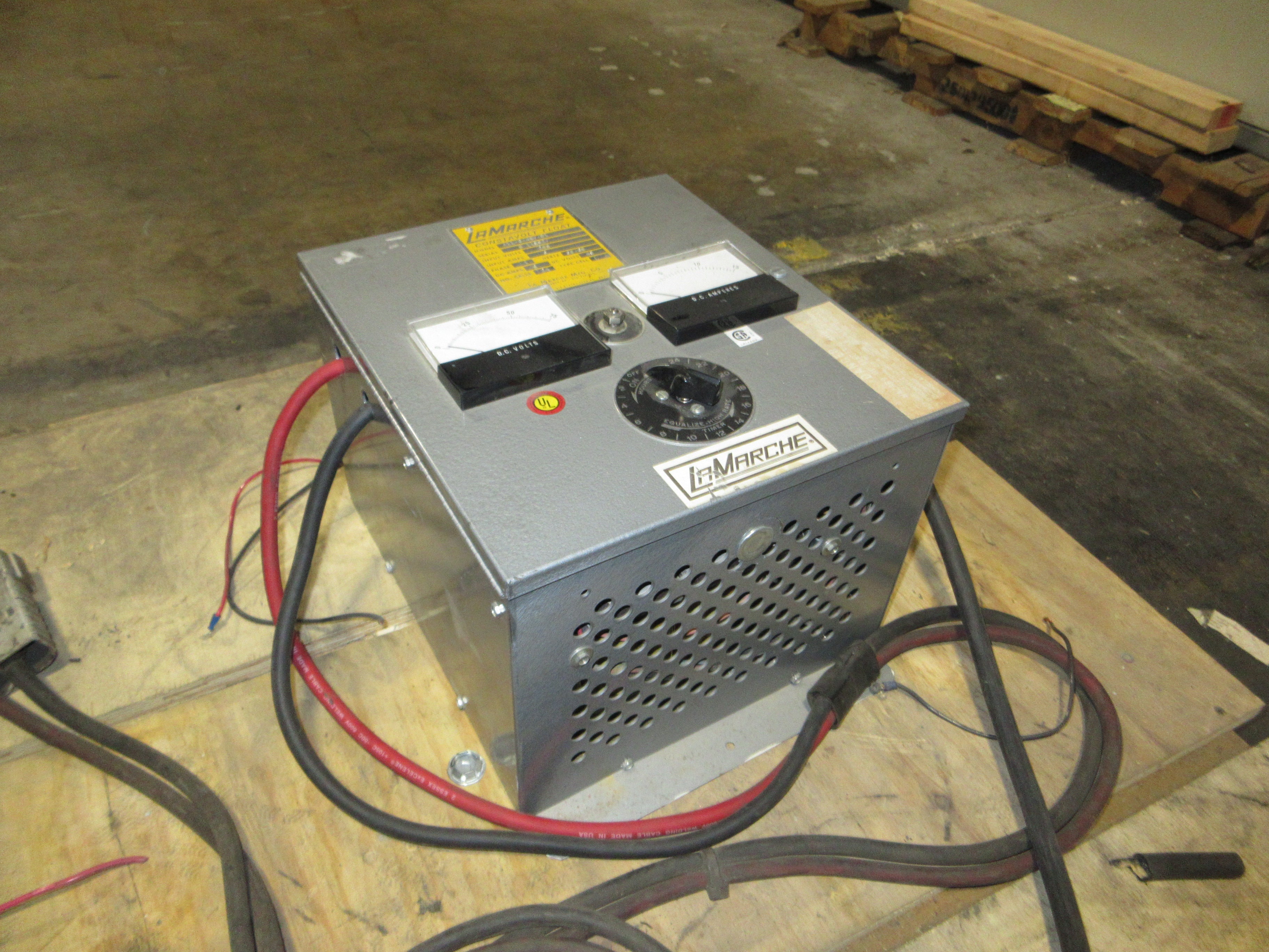 La Marche Constavolt Float Battery Charger A11-6-48V-D1 Output: 48VDC 6A Used