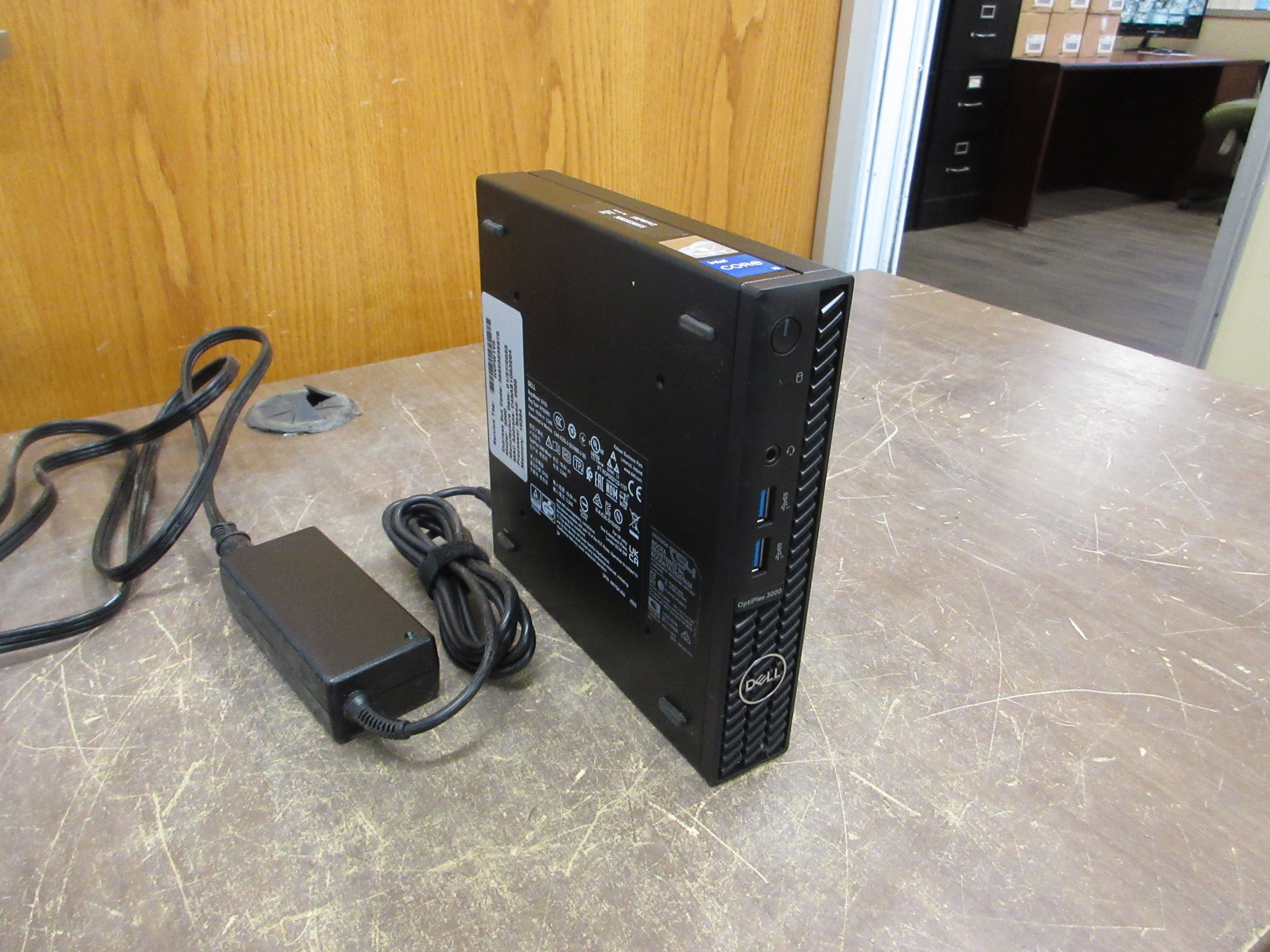 Dell Optiplex 3000 Micro 3000 Intel I5-12500T 16GB DDR4 RAM 256GB M.2 Drive Used