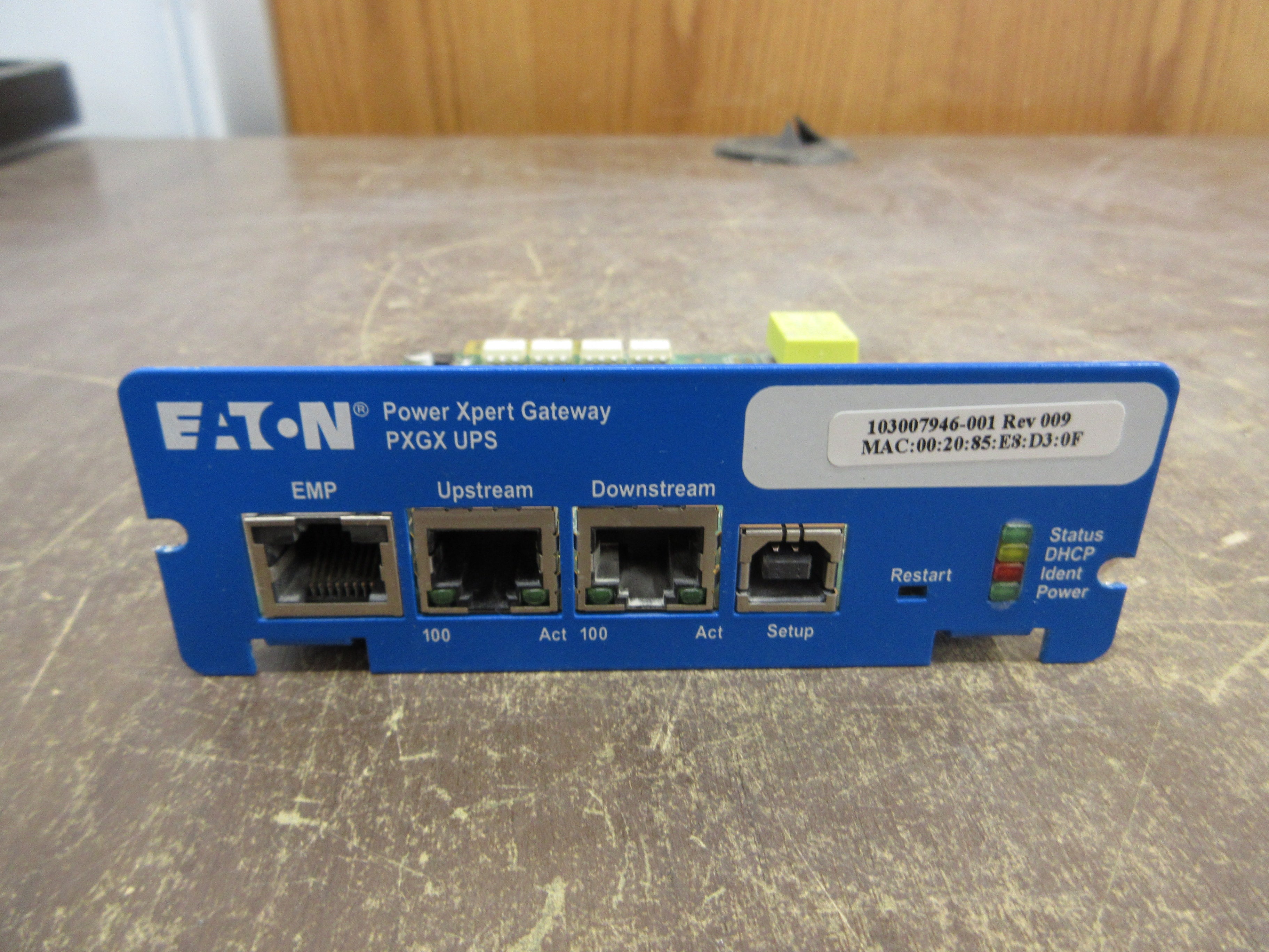 Eaton Power Xpert Gateway 103007946-001 Rev. 009 Used