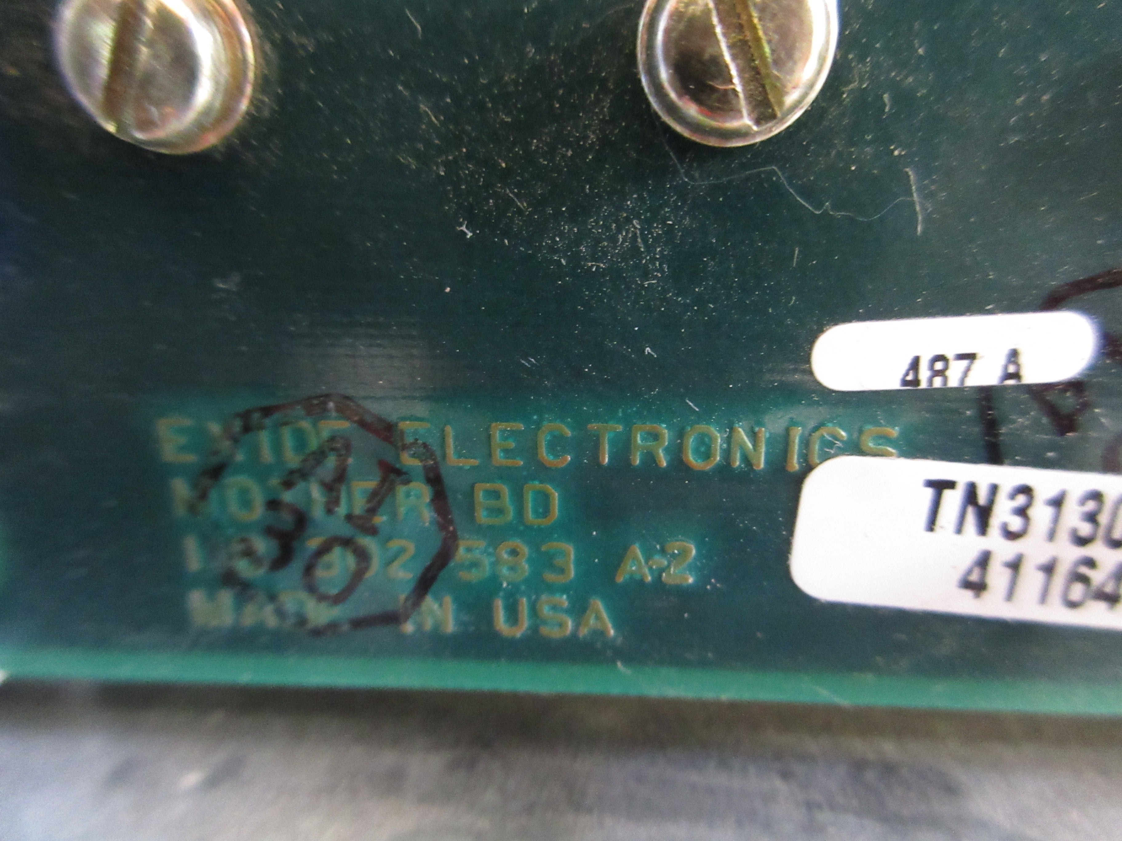 Exide Electronics PLC Rack 118 302 583 Rev. A-2 Used