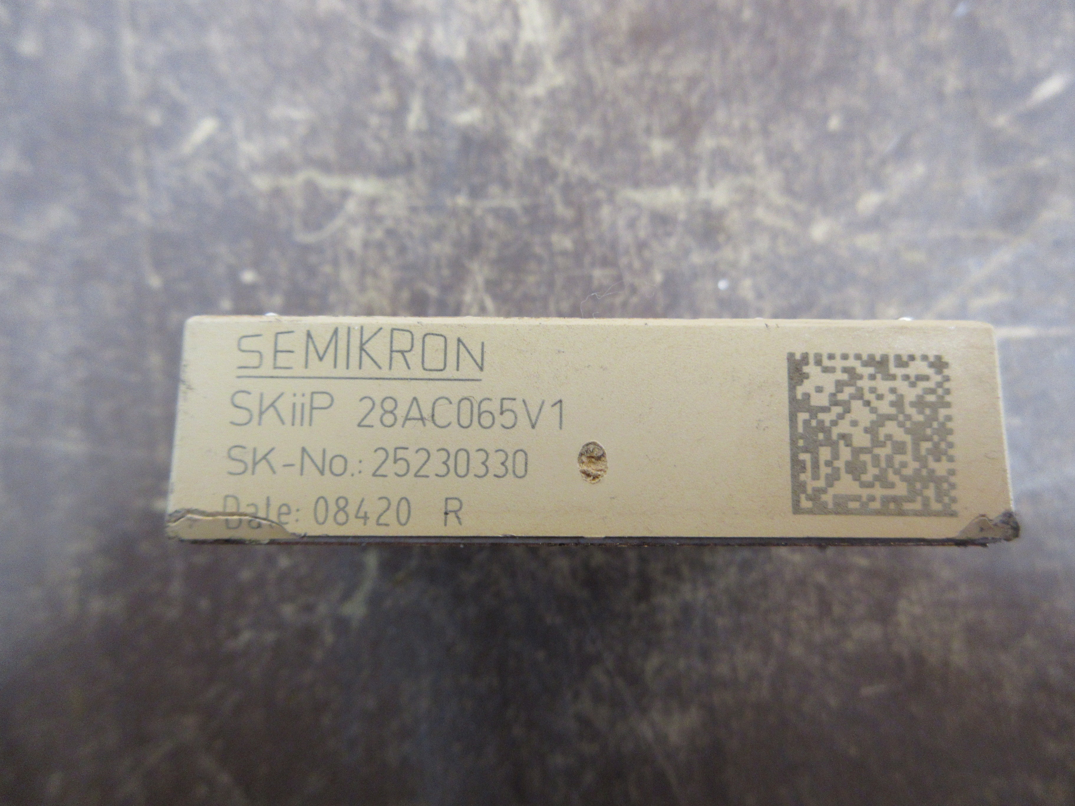 Semikron Skiip IGBT Module 28AC065V1 *Chipped Edge* *Chipped Corner* Used