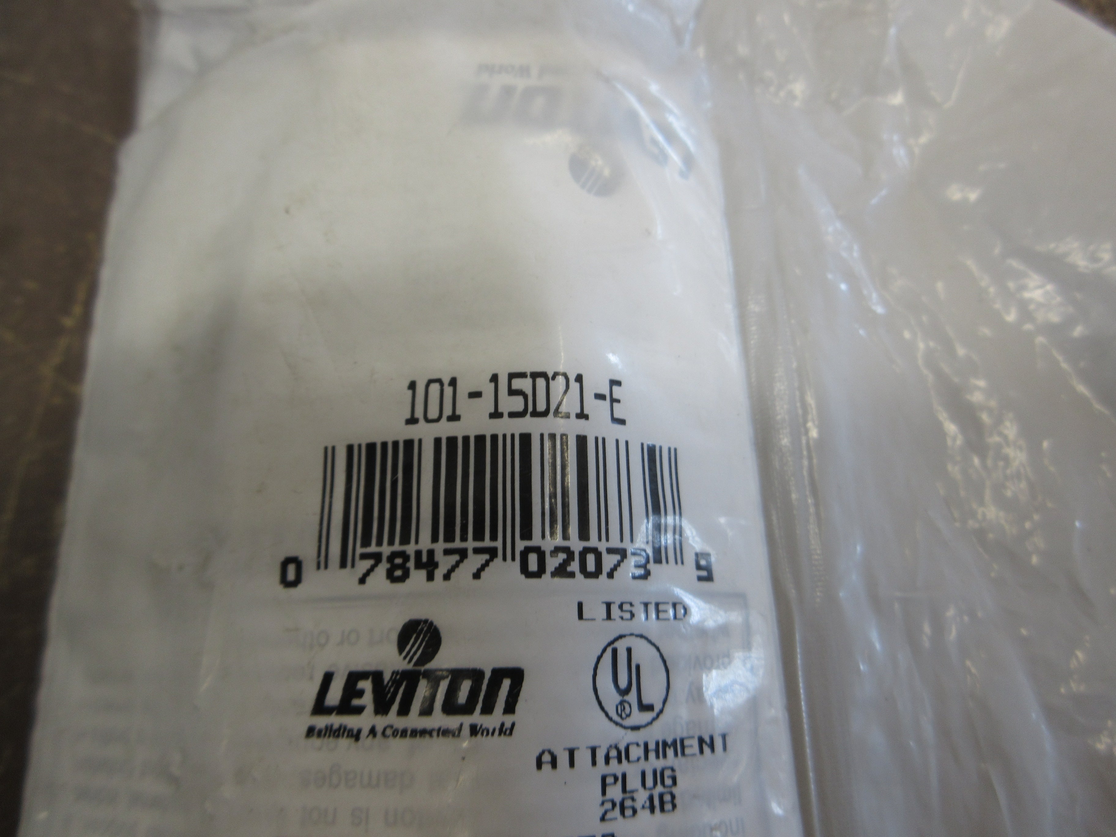 Leviton Male Detachable Plug