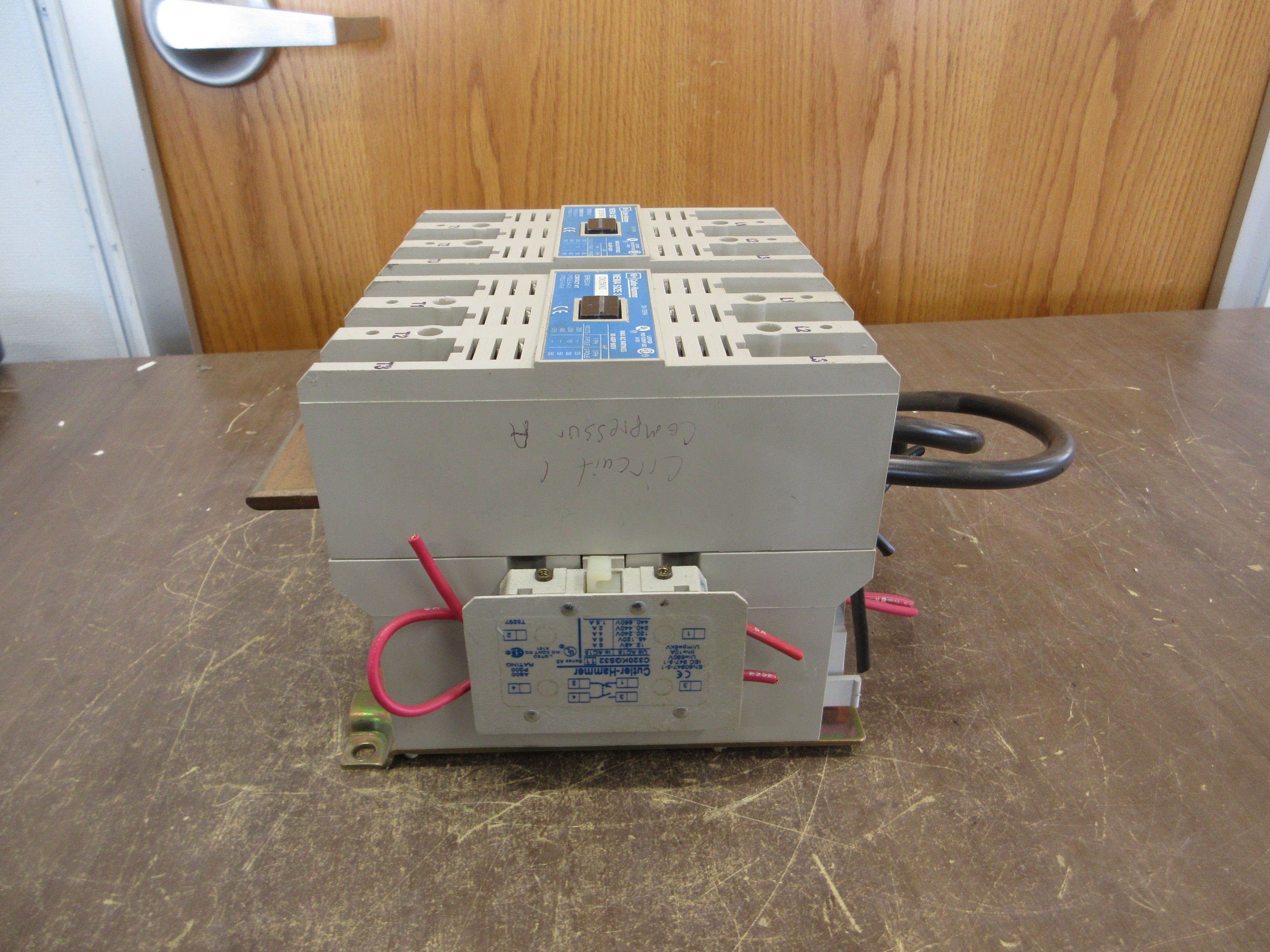 Cutler-Hammer Size 3 Reversing Contactor CN15KN3 120V Coil 90A 600V Used