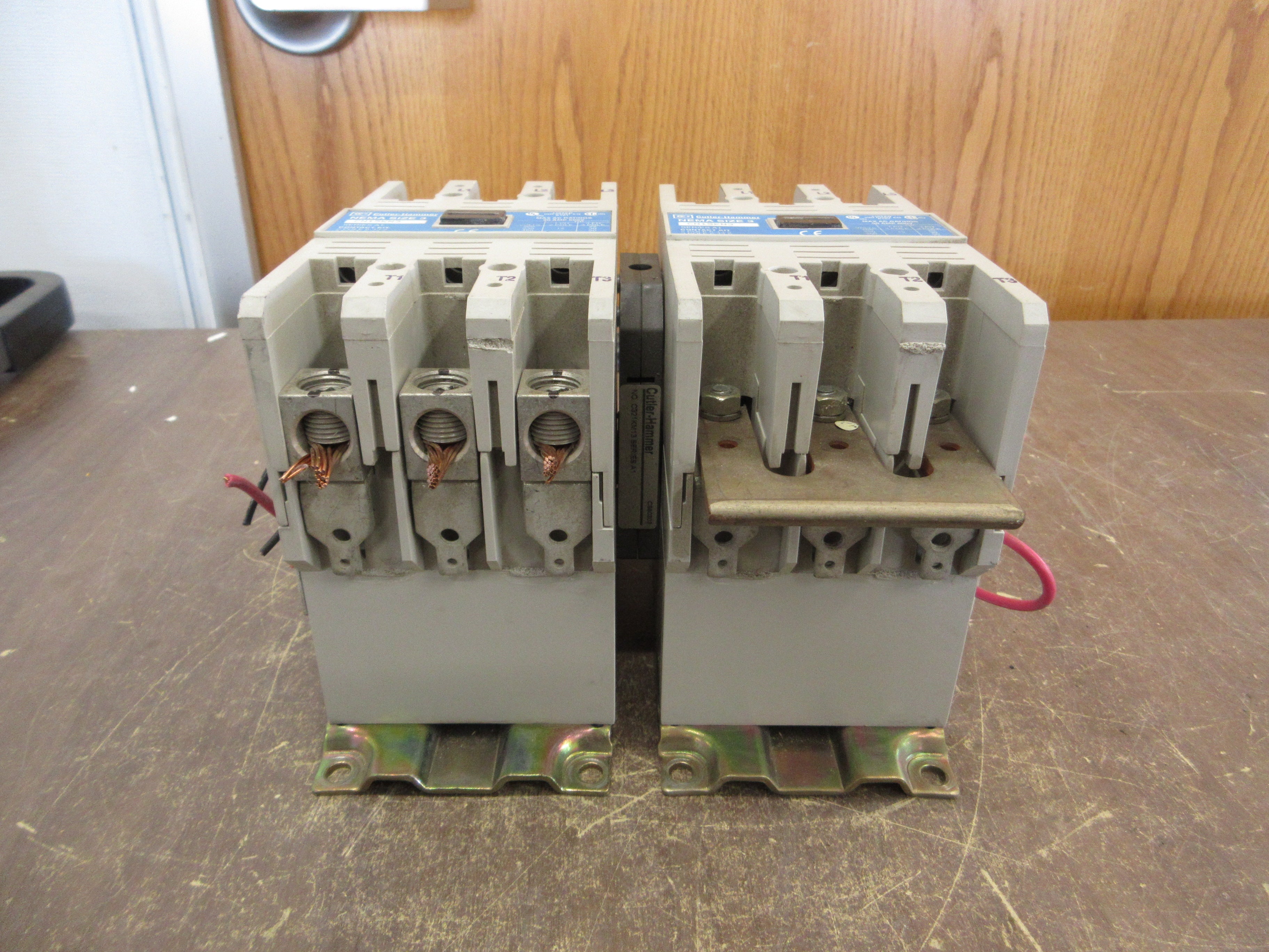 Cutler-Hammer Size 3 Reversing Contactor CN15KN3 120V Coil 90A 600V Used