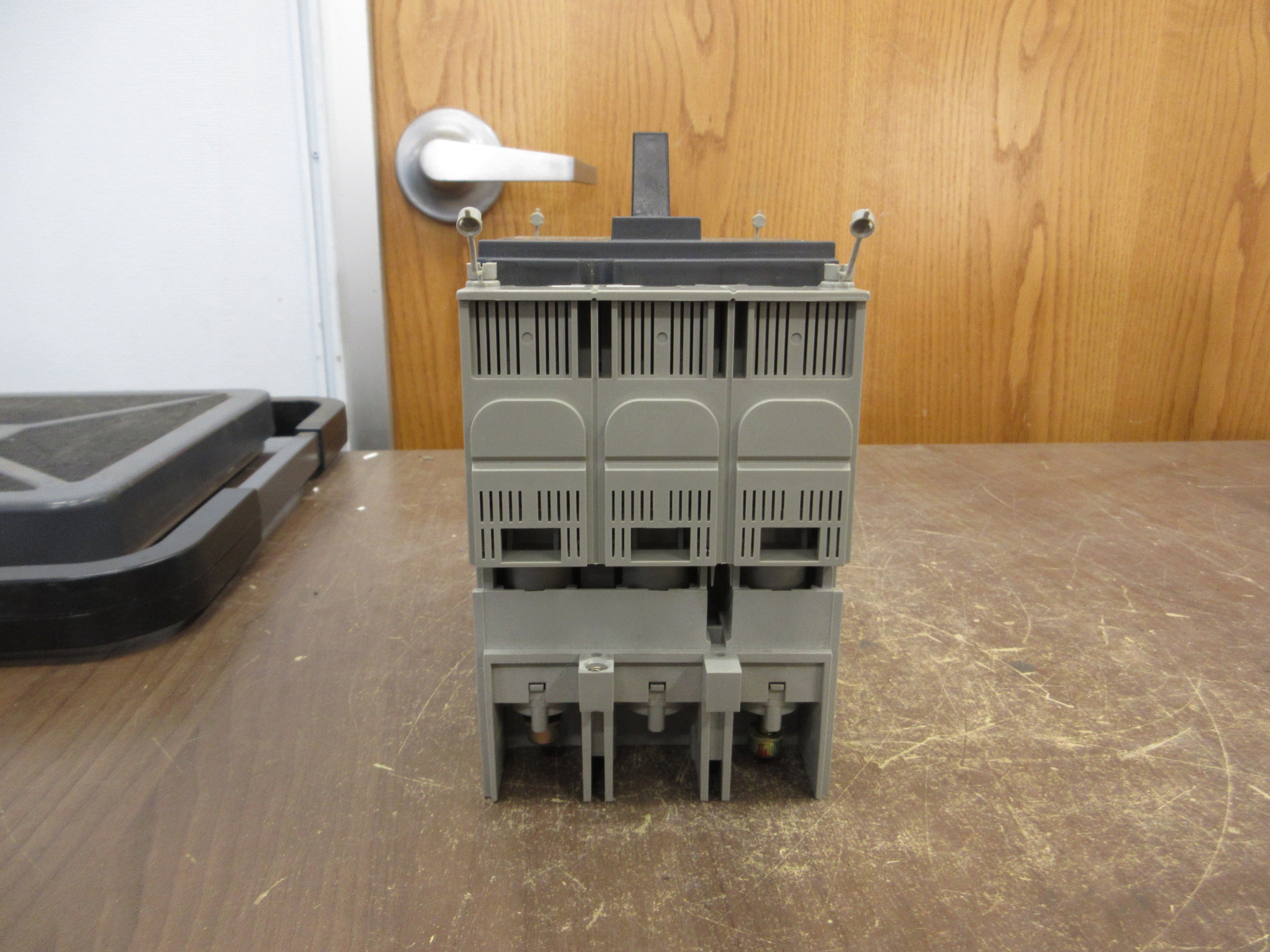 Merlin Gerin Circuit Breaker w/ Adapter Base NSF250A 250A 600V 3P Used