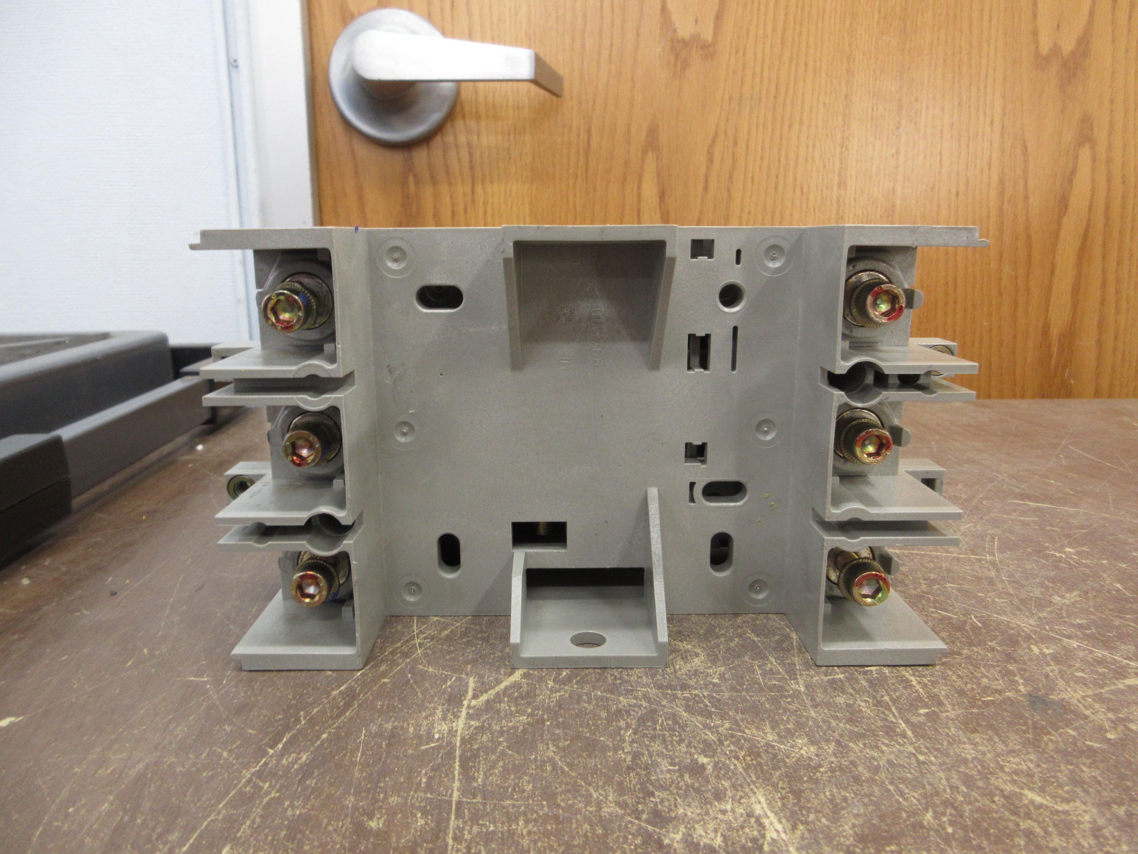 Merlin Gerin Circuit Breaker w/ Adapter Base NSF250A 250A 600V 3P Used