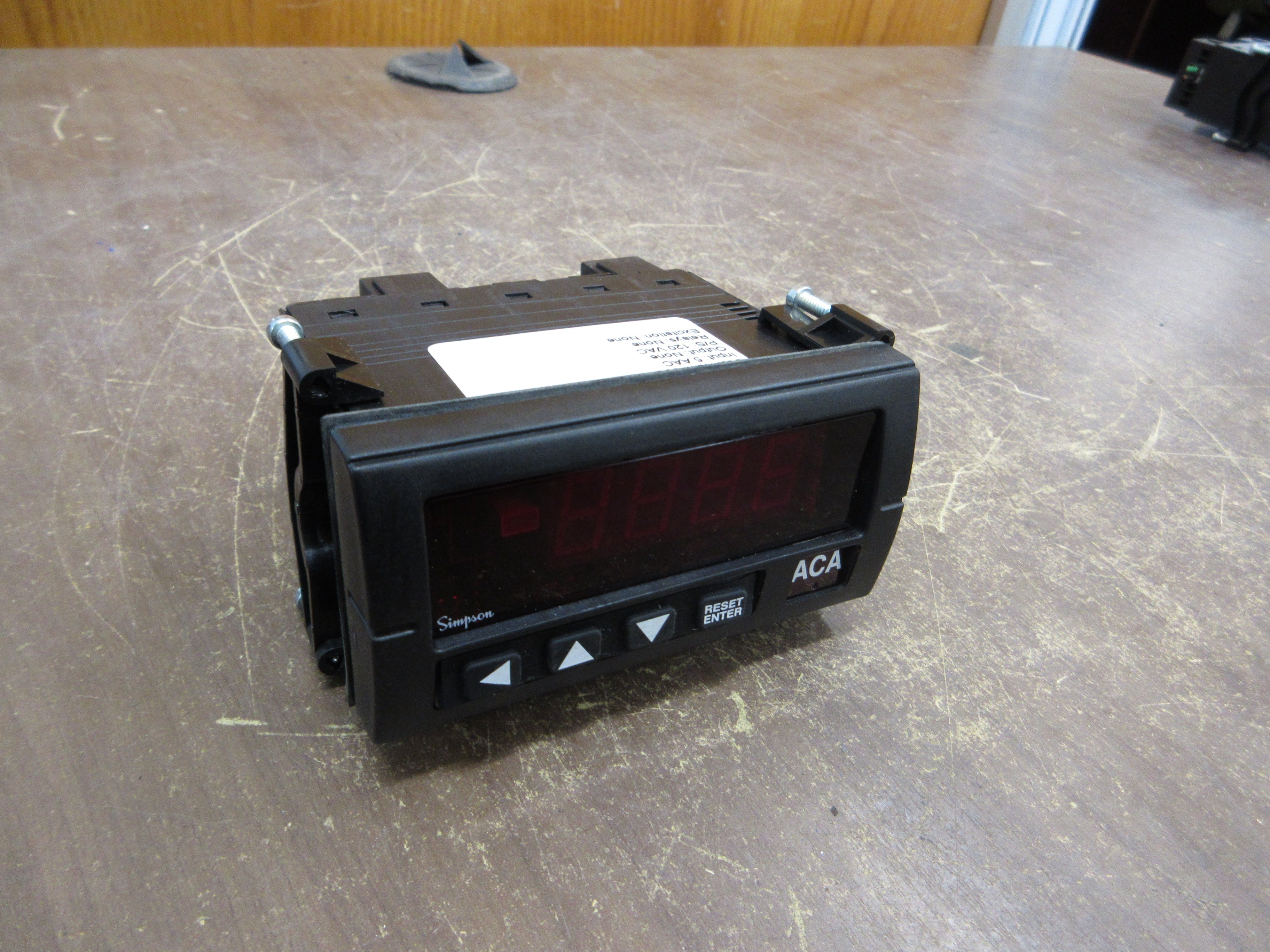 Simpson Digital Panel Meter H335146000 Used