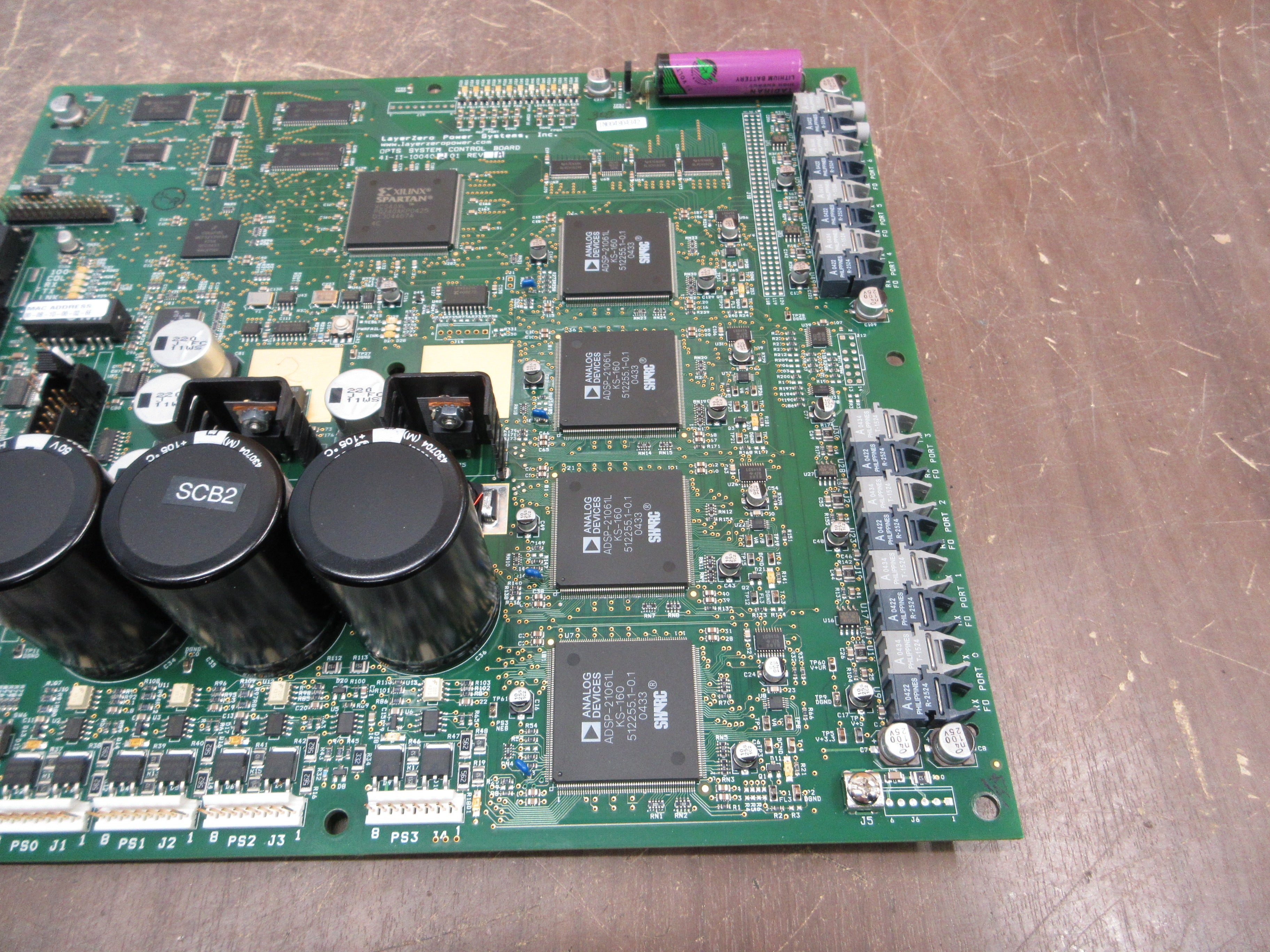 LayerZero OPTS System Control Board 41-11-10040201 Rev. A Used