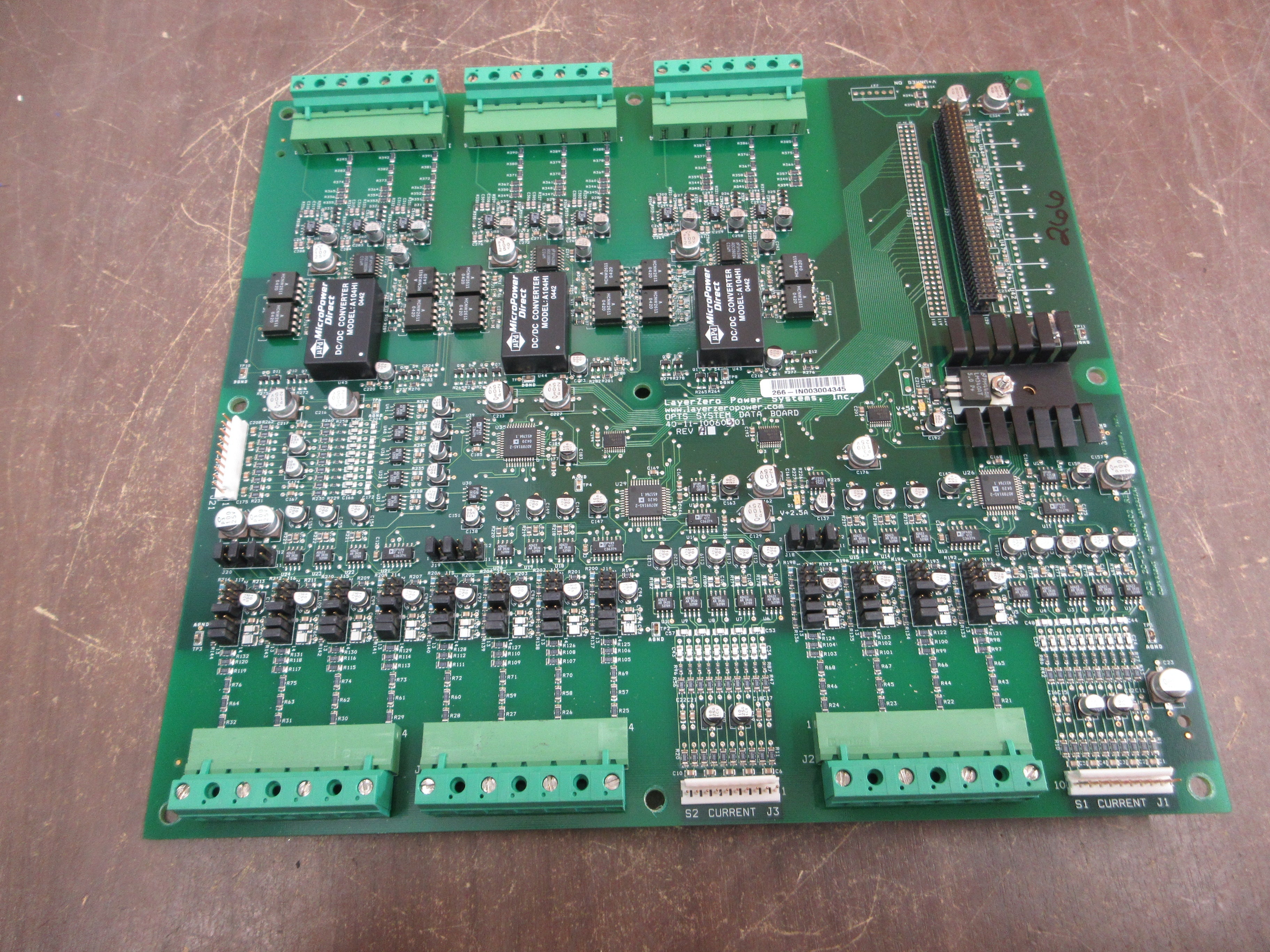 LayerZero OPTS System Data Board 40-11-10060301 Rev. A Used