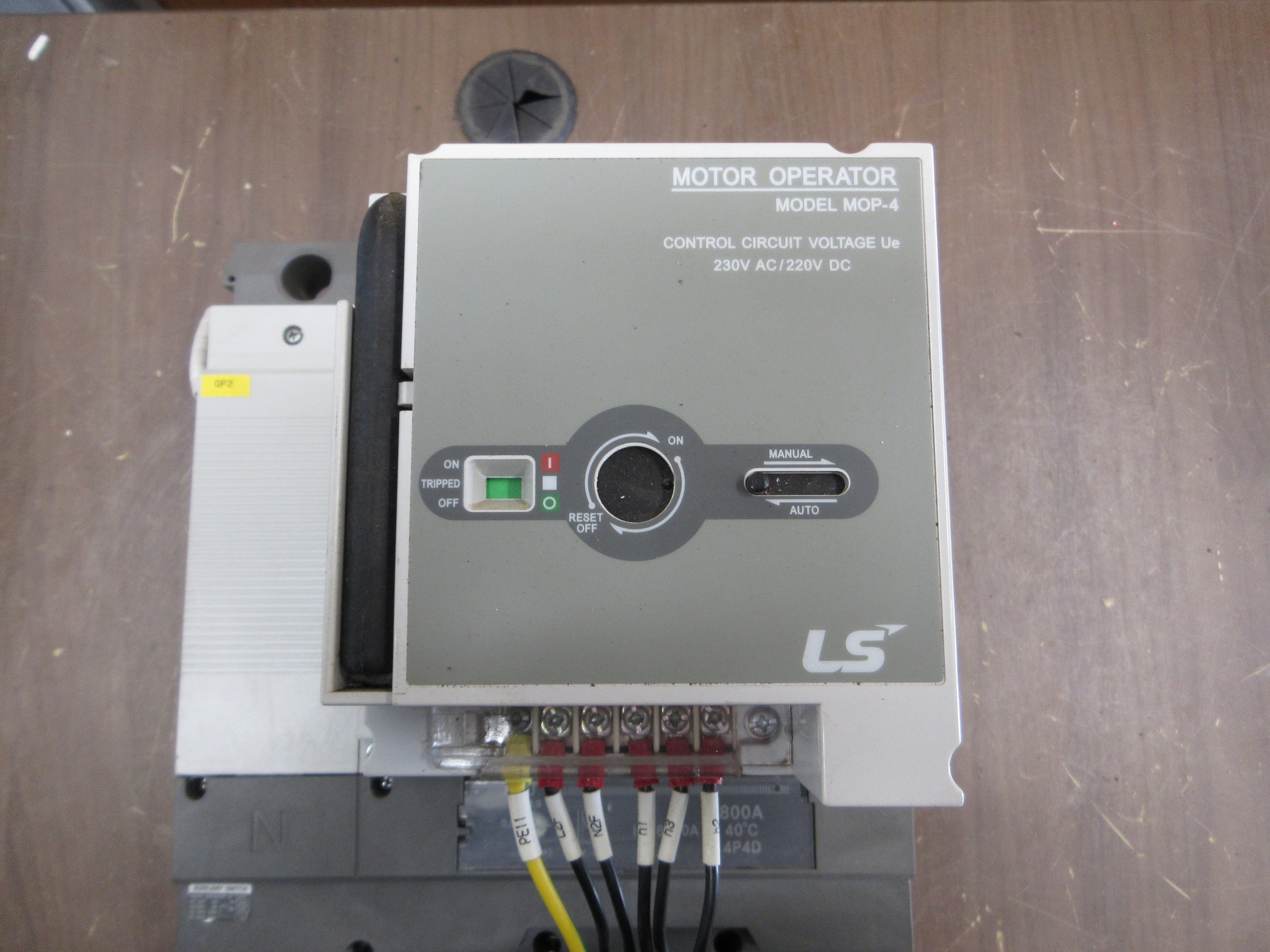 LS Actuated Circuit Breaker TS 800N / MOP-4 800A 480V w/ Electric Operator Used