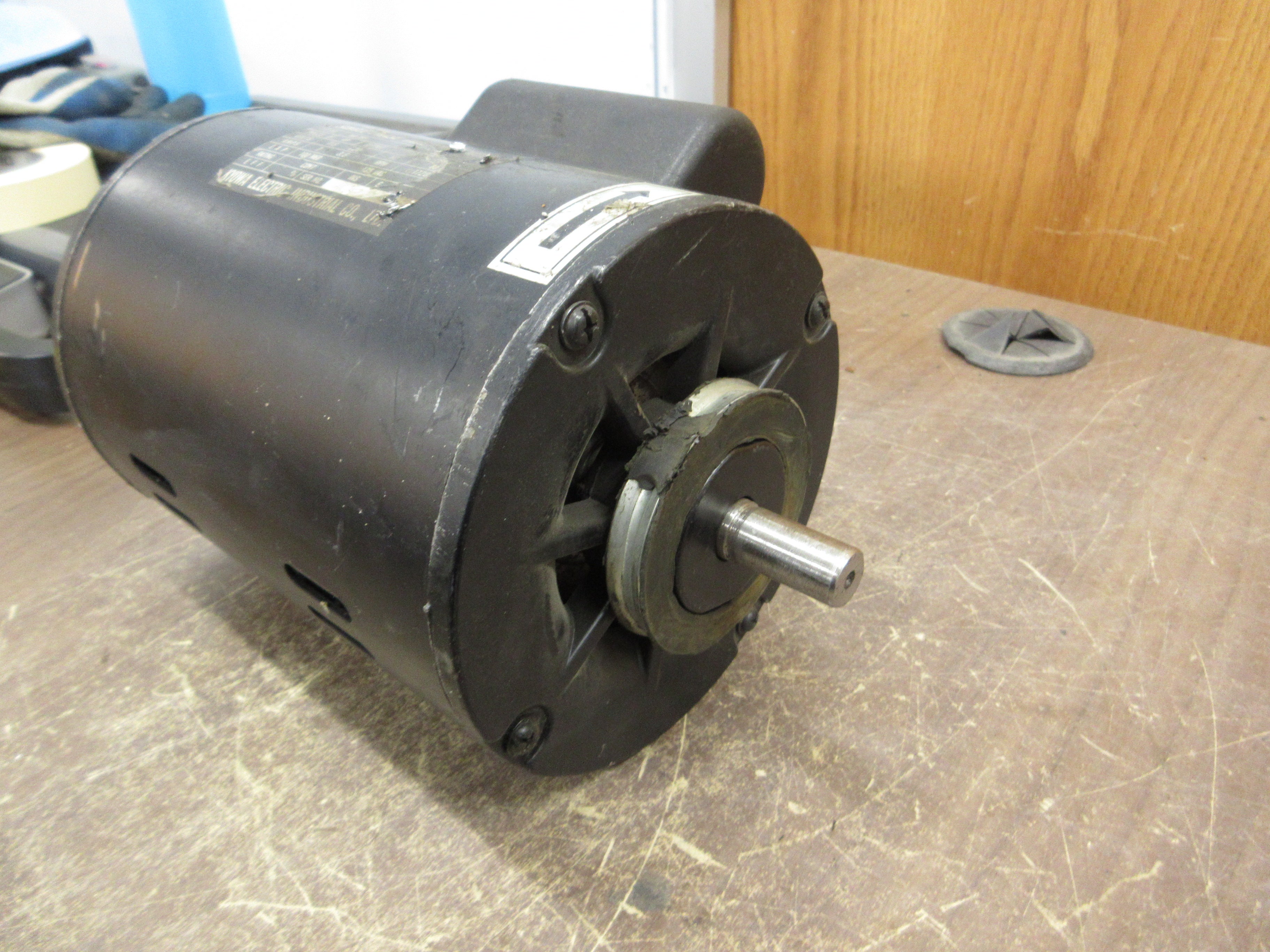 Kyowa Induction Motor WA-DEF 1/3HP 1720RPM 115/220V 7/3.5A 60Hz 1Ph Used