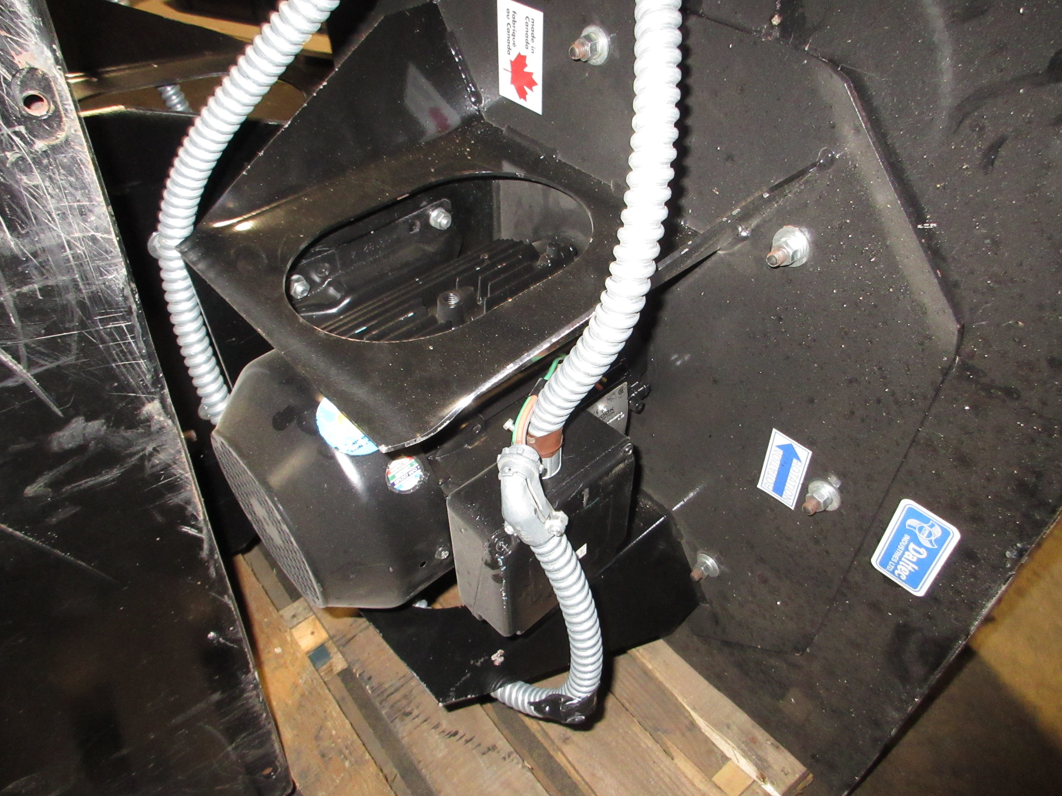 Daltec Blower 471046 CCW TH Arr. 4V 5HP 230/460V 1740RPM 5HP Used