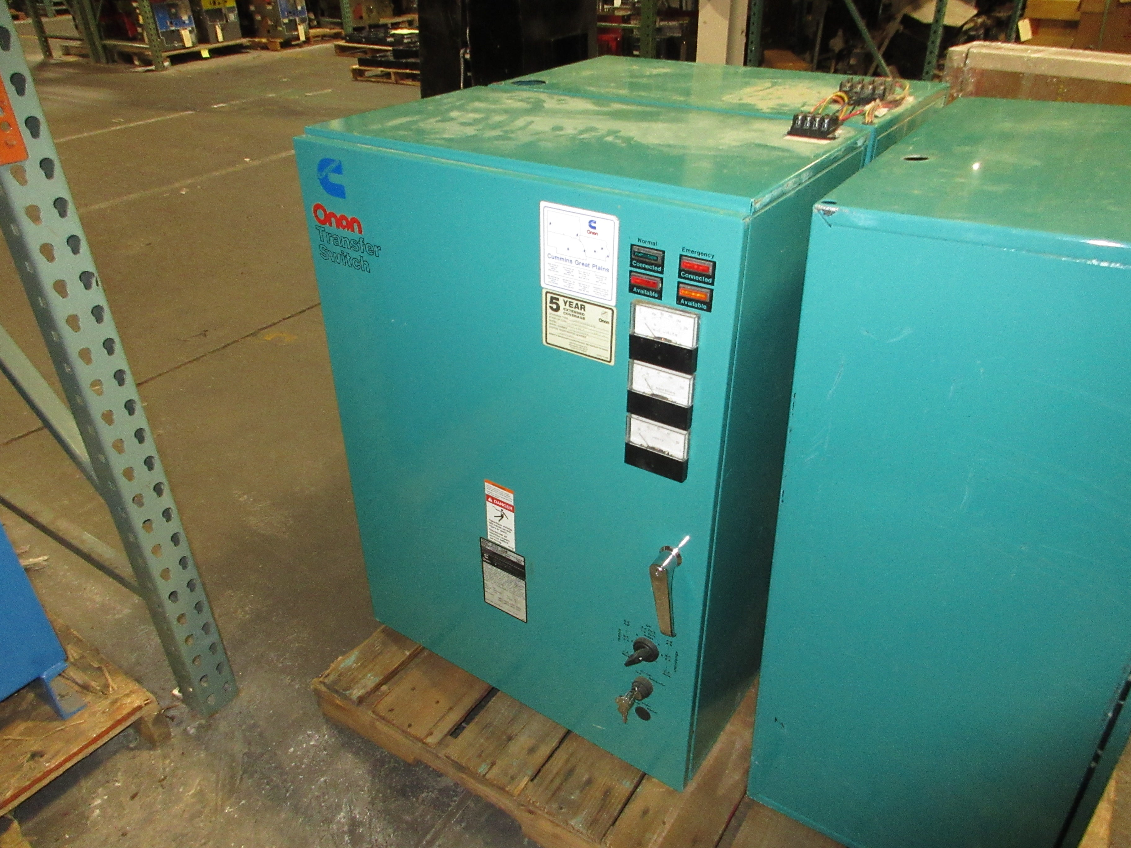 Cummins Onan Automatic Transfer Switch OTCU 1508 150A 120/208V 1Ph 60Hz 4W Used