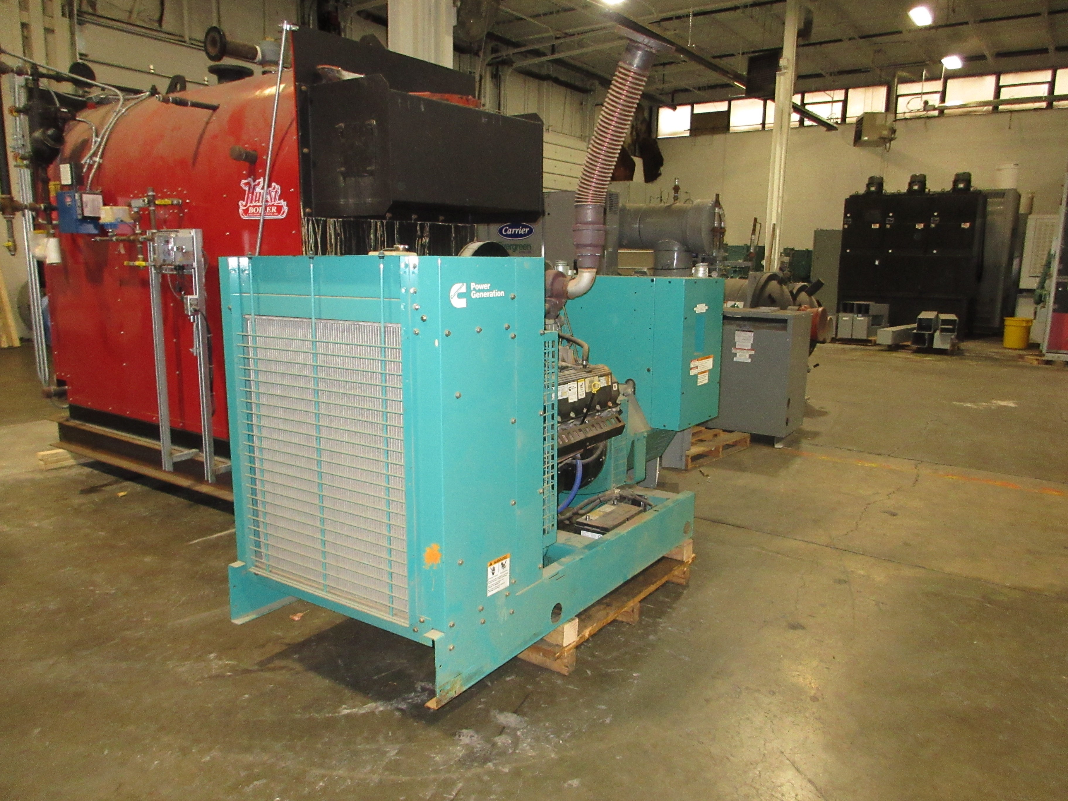 Cummins Natural Gas Generator GGHH-5774345 100kW 60Hz 67kW@1Ph Used