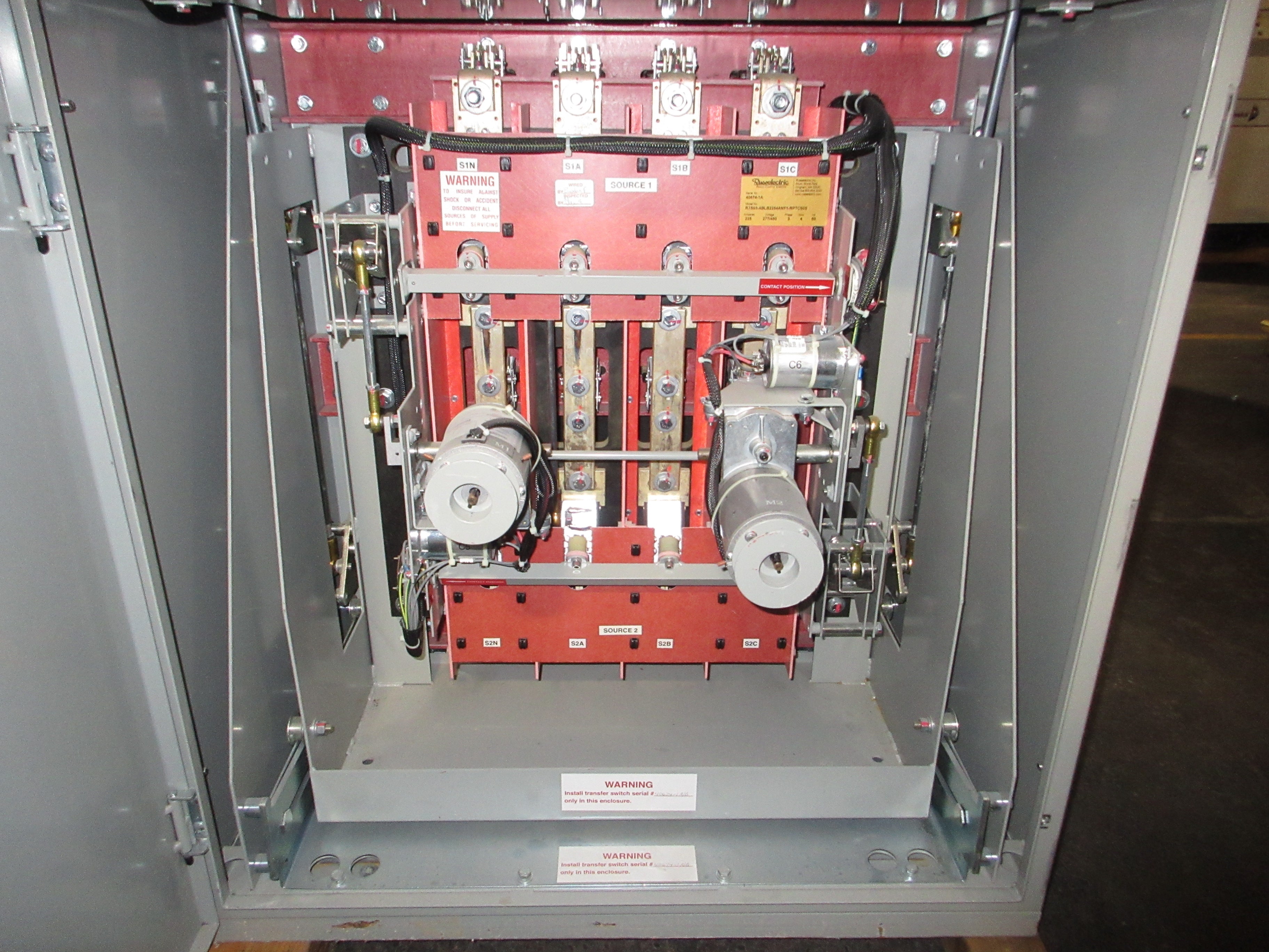 Russelectric Automatic Transfer Switch w/ Bypass RTS03-ABLB2254AMF1-RPTCS05 Used