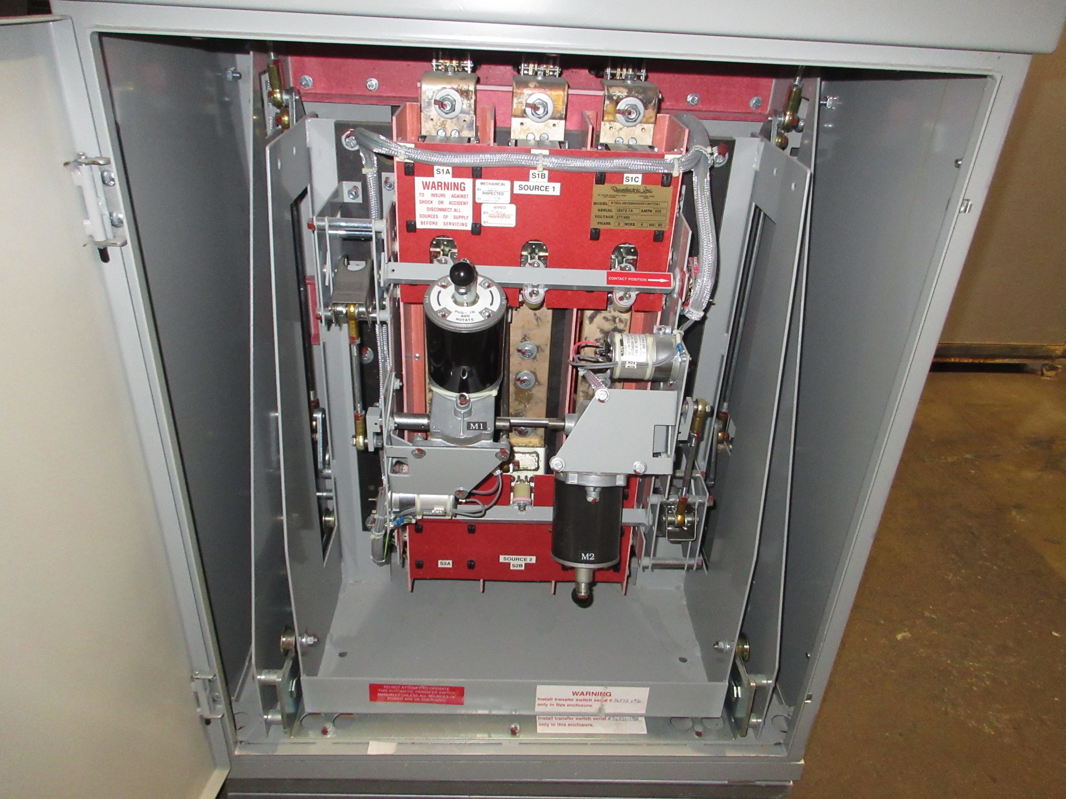 Russelectric Automatic Transfer Switch w/ Bypass RTS03-ABOB8003AMF1-RPTCS1 Used