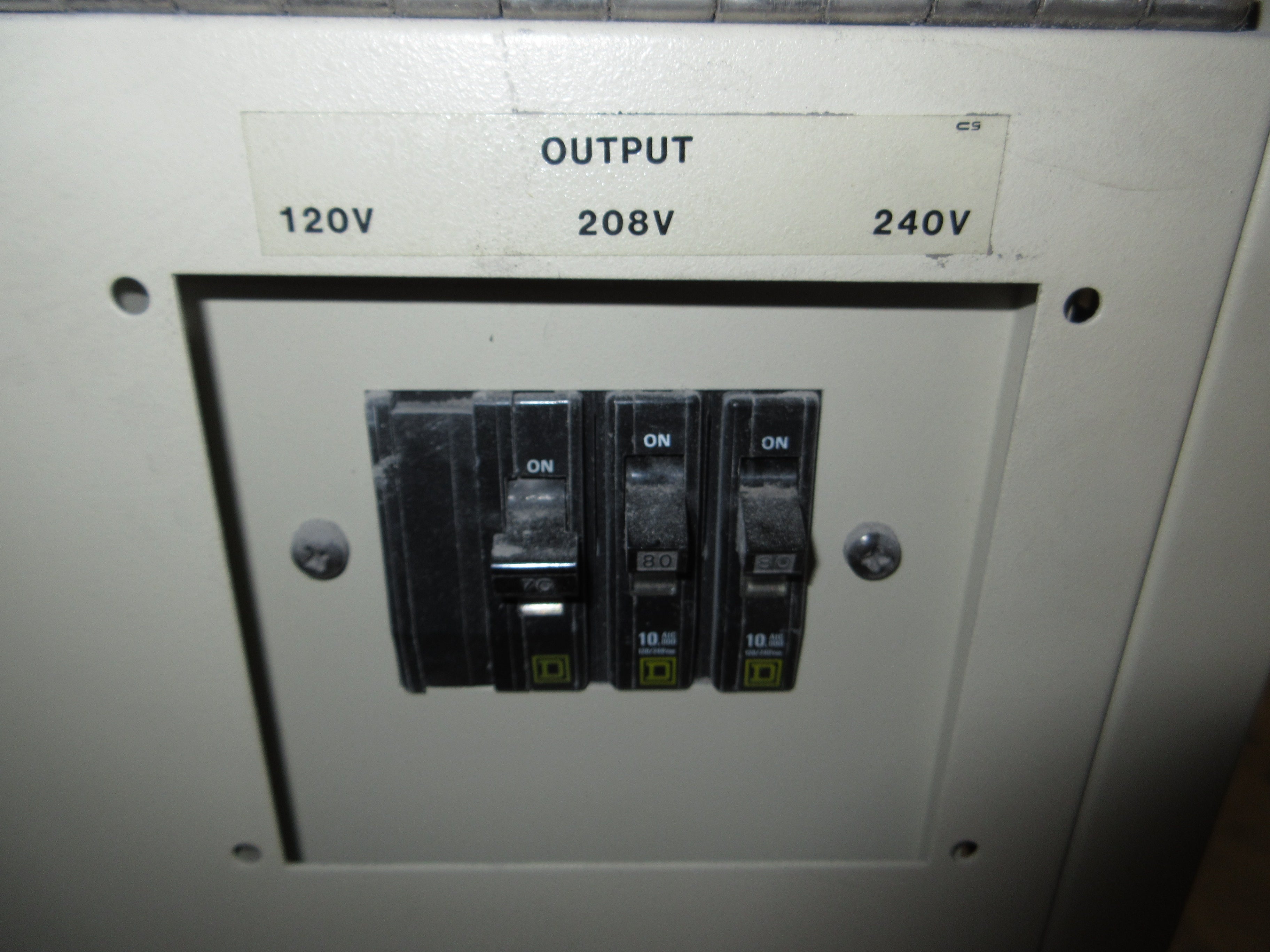 Square D Topaz Power Conditioner 61615-02 15kVA Used