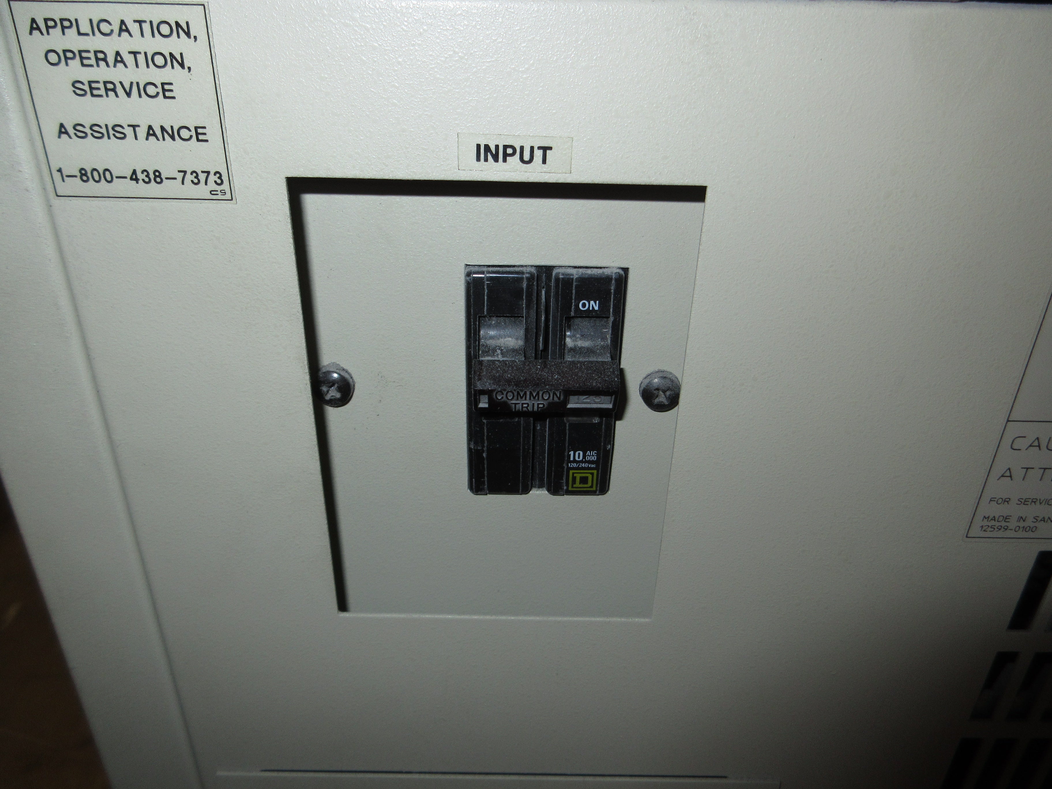 Square D Topaz Power Conditioner 61615-02 15kVA Used