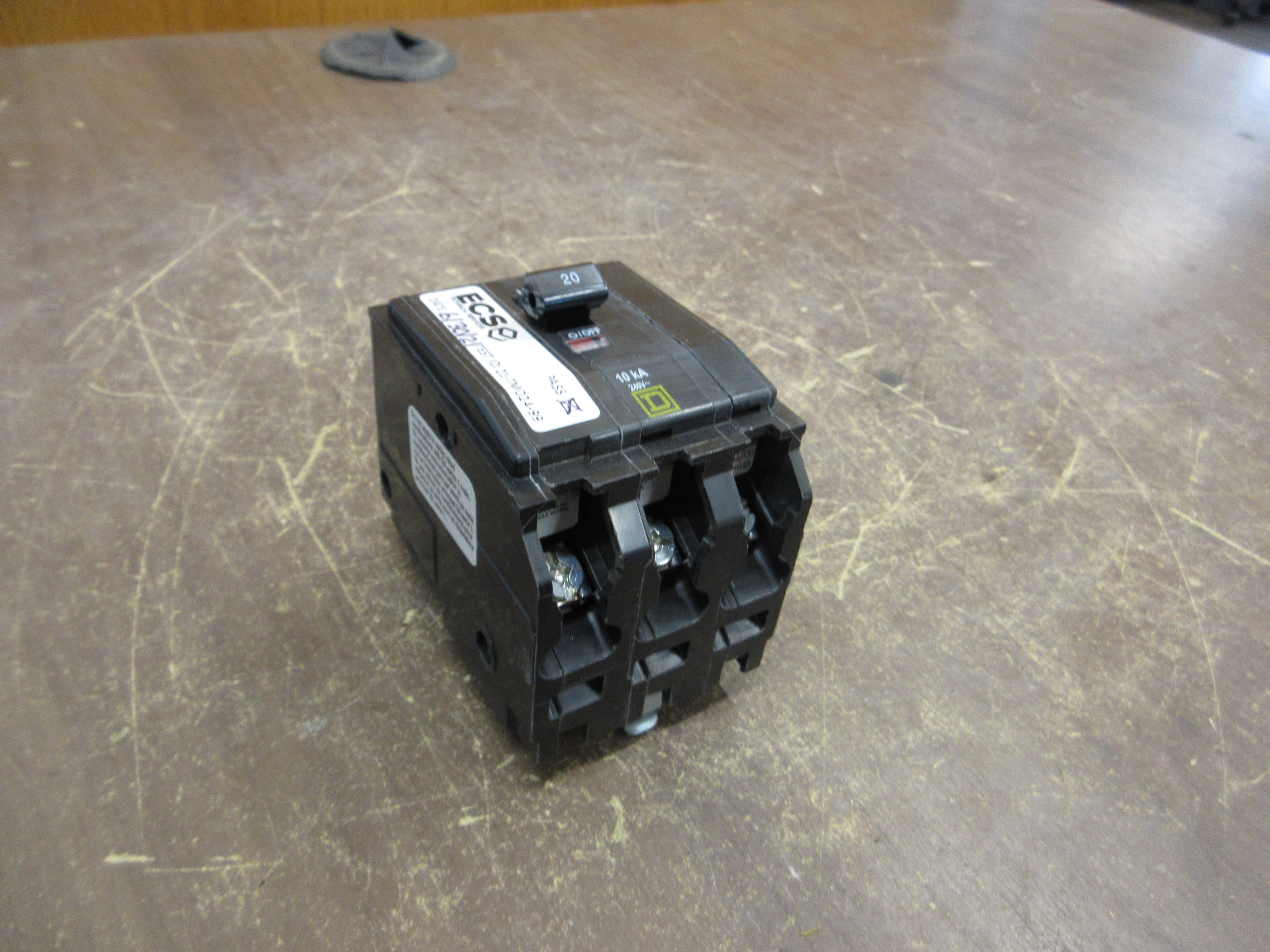 Square D Circuit Breaker QOB320 20A 240V 3P Used