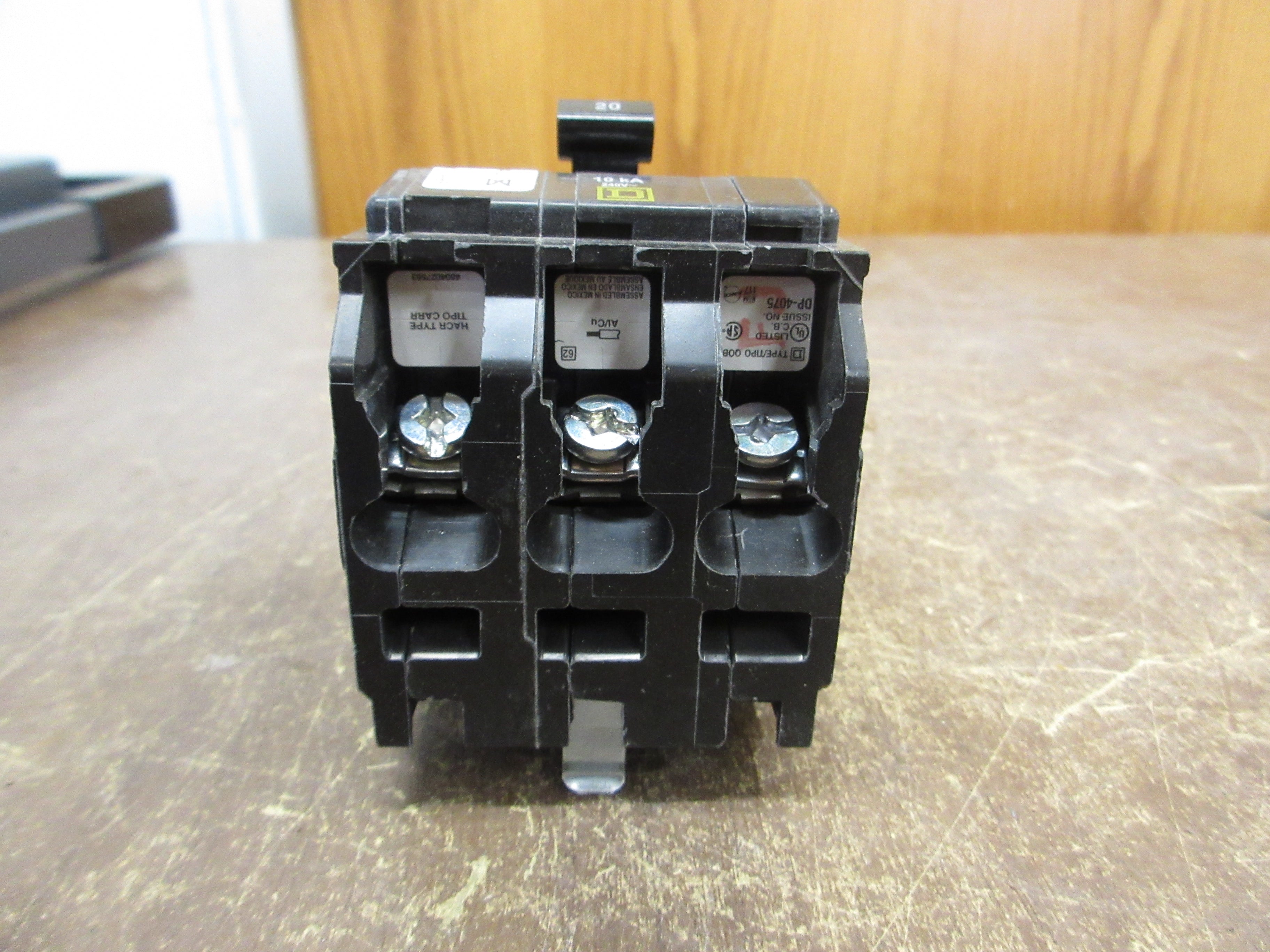 Square D Circuit Breaker QOB320 20A 240V 3P Used